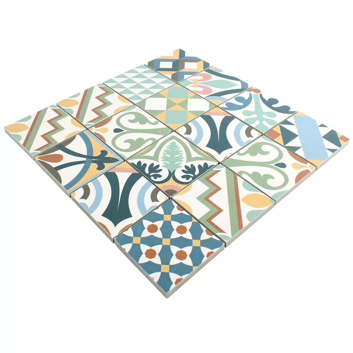 Sample Ceramic Mosaic Retro Tiles Utopia Colored R10/B