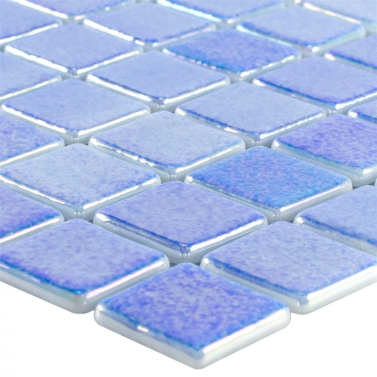 Glass Swimming Pool Mosaic McNeal Blue 25