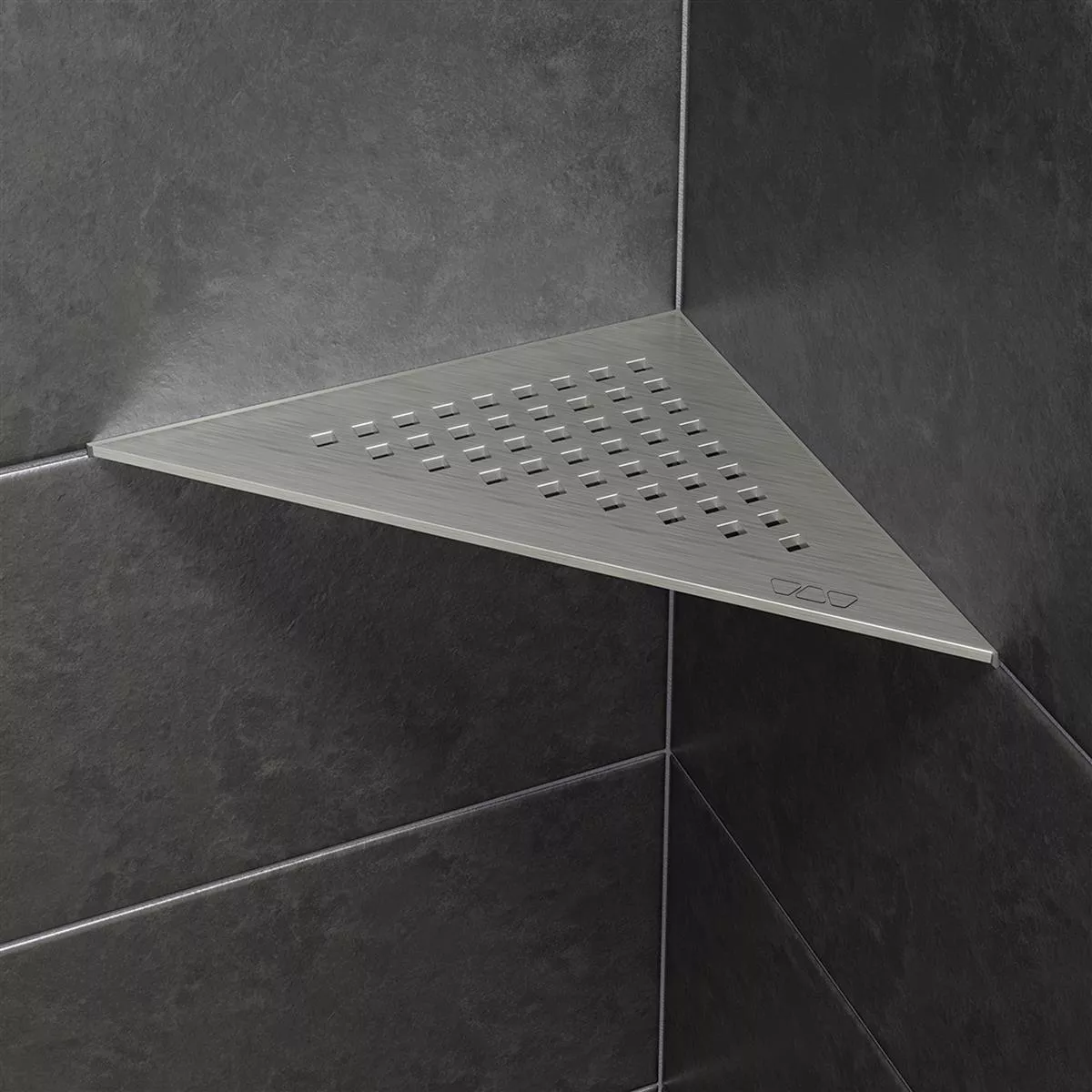 Wall shelf shower shelf Schlüter triangle 21x21cm square 