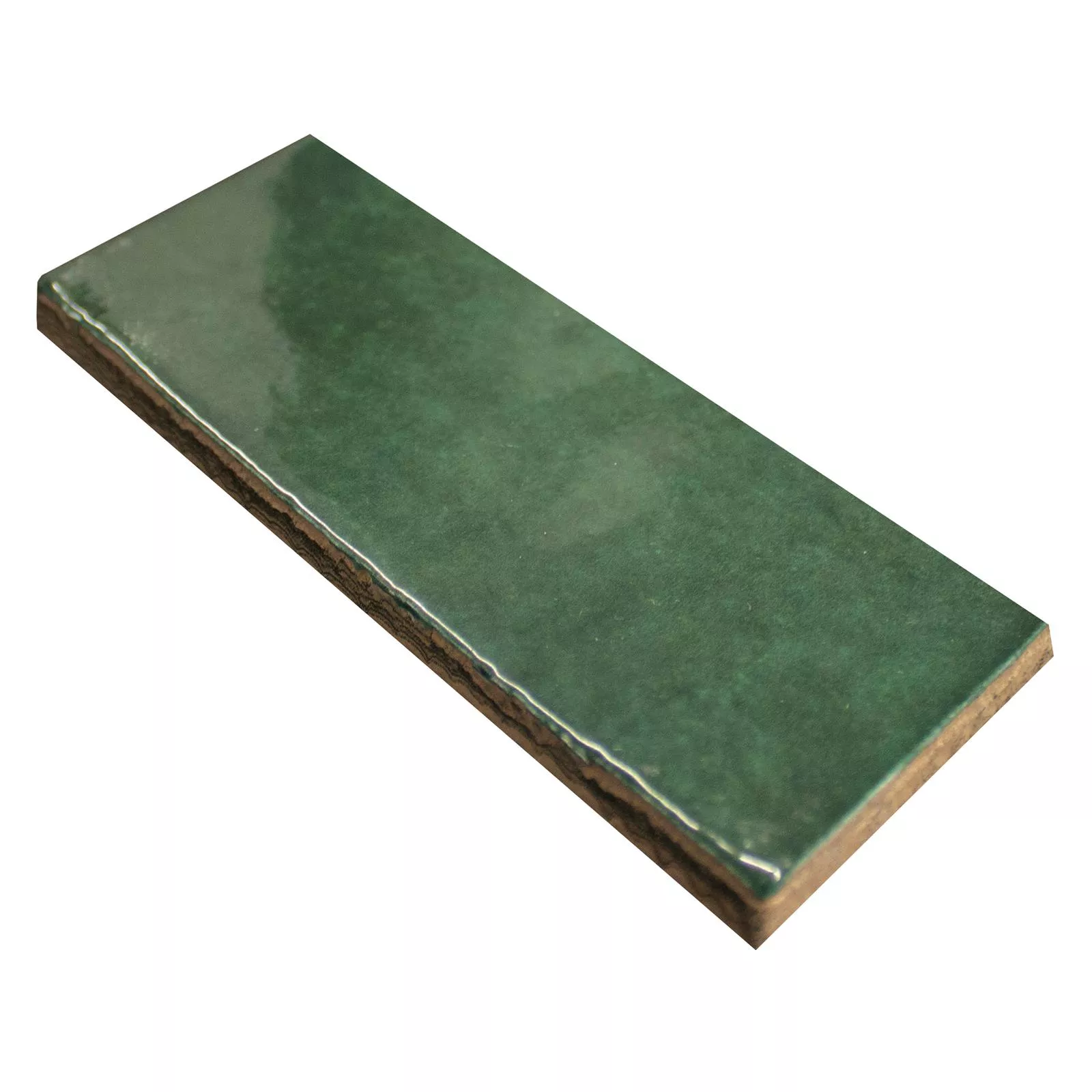 Wall Tiles Concord Wave Optics Moss Green 6,5x20cm