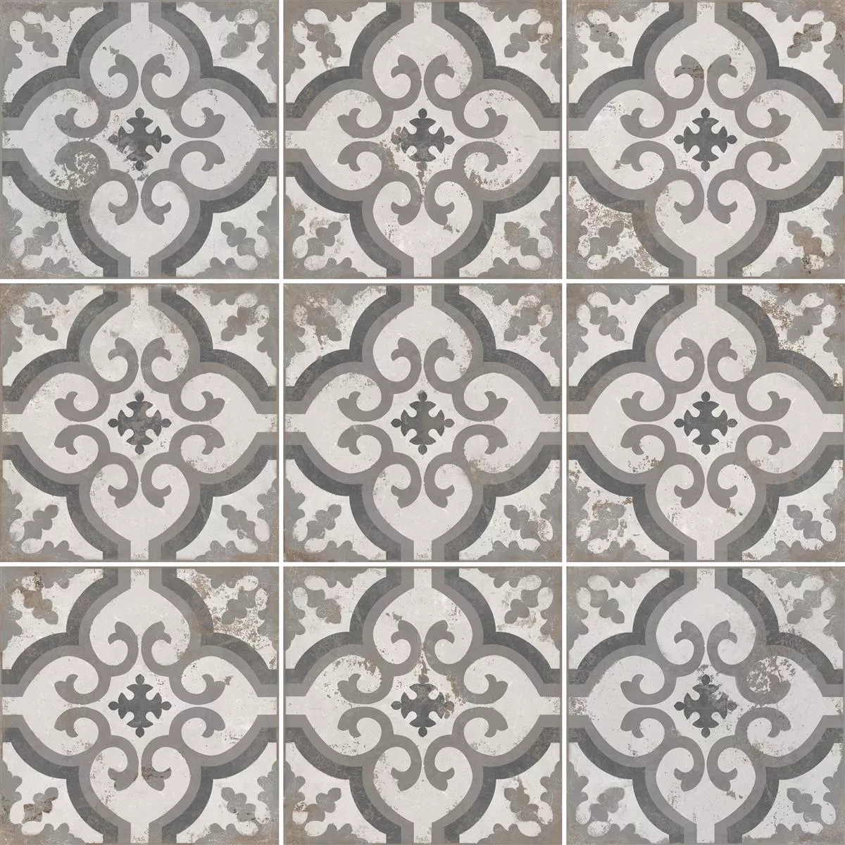 Sample Cement floor tiles optics Florey 20x20cm