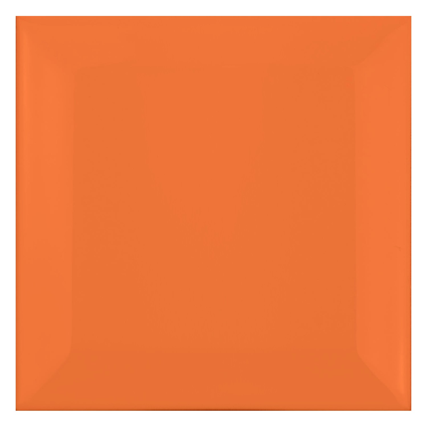 Metro tile Orange Mat 10x10 cm Facet Catarina Naranja