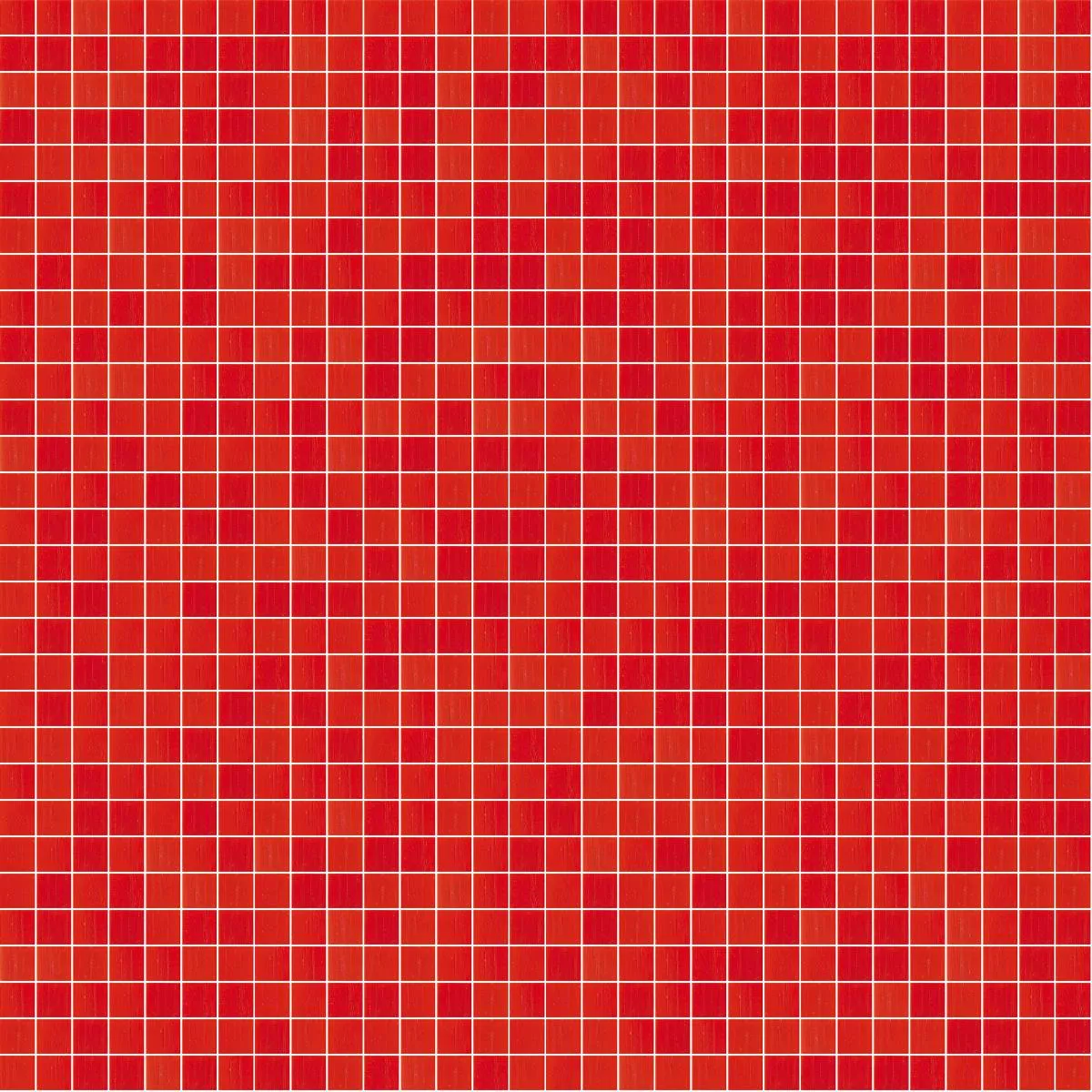 Glass Mosaic Tile Trend-Vi Vitreo 205 Red 10x10mm