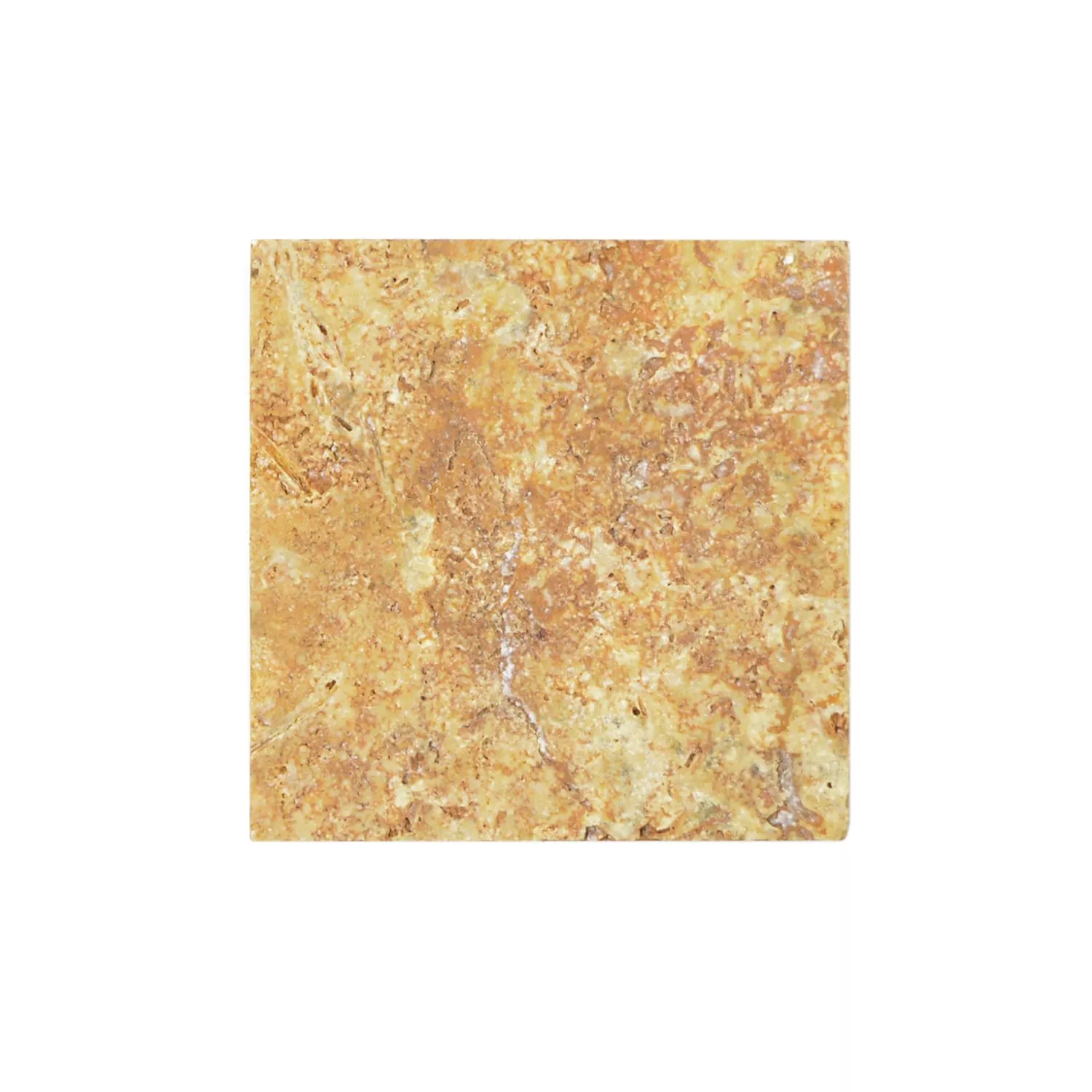 Natural Stone Tiles Travertine Castello Gold 10x10cm