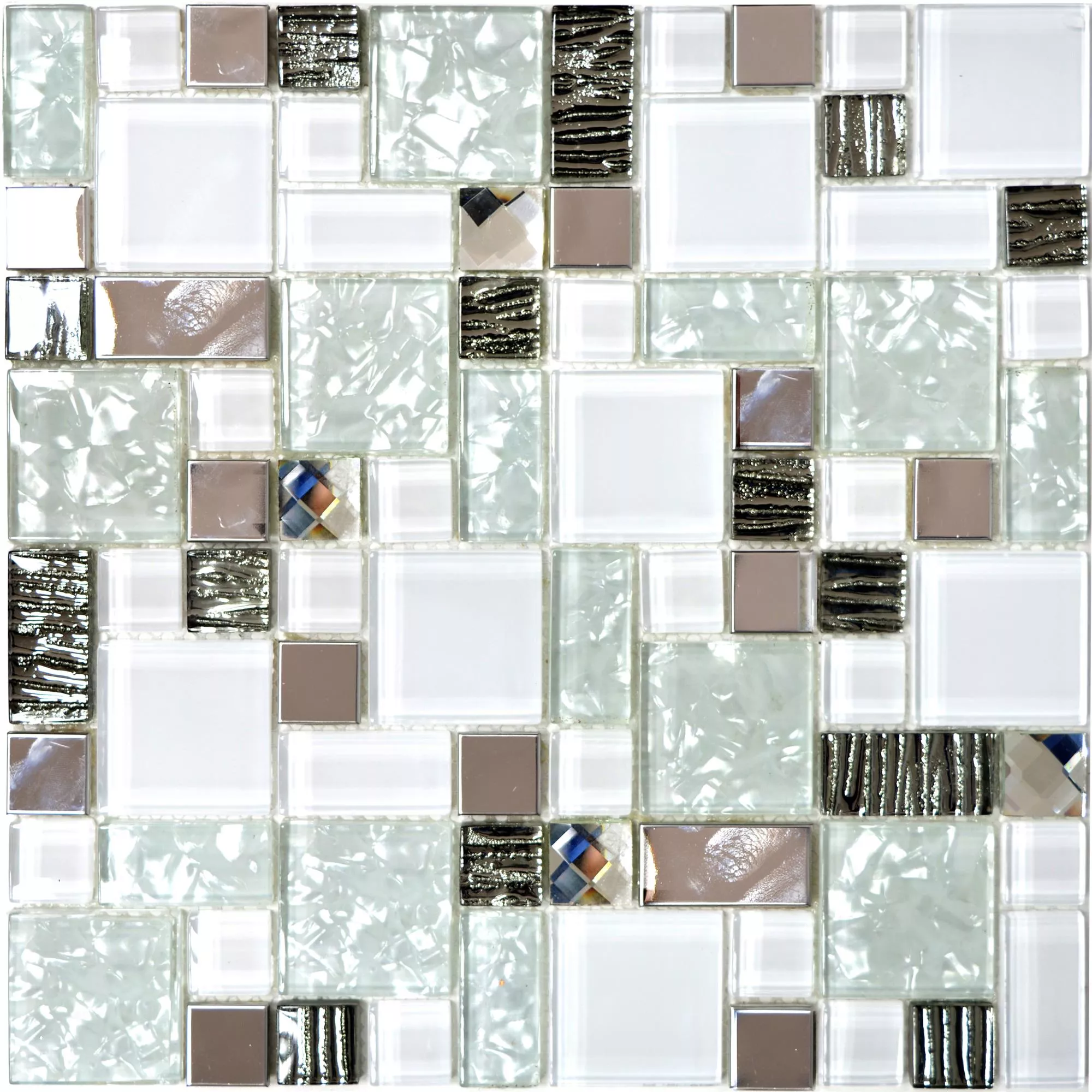 Mosaic Tiles Admont White Diamond 3 Mix