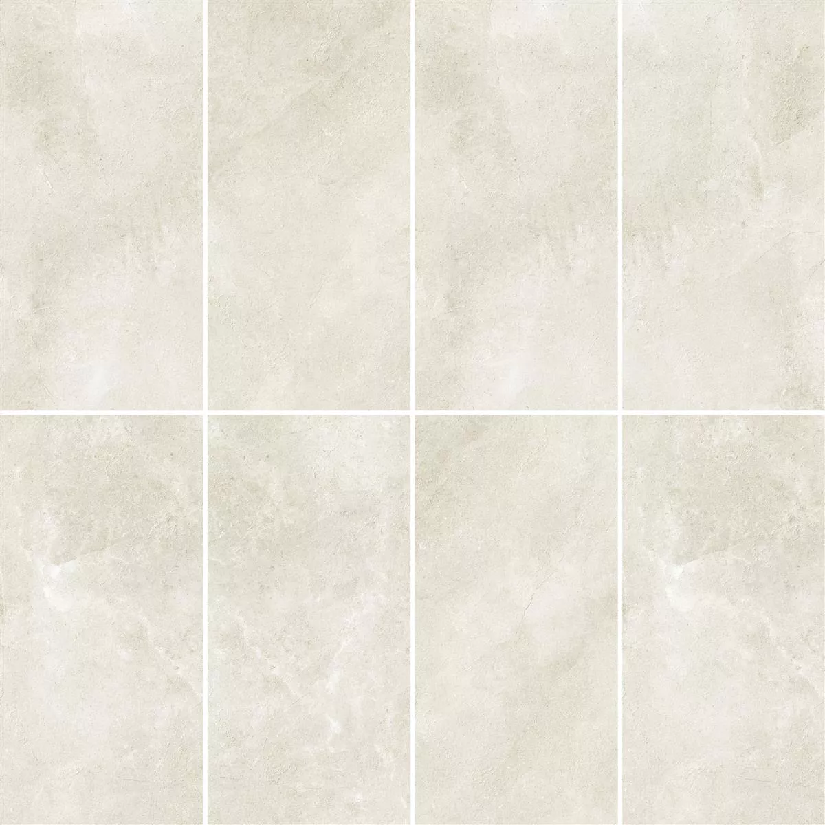 Sample Floor Tiles Bangui Stone Optic 60x120cm Ivory