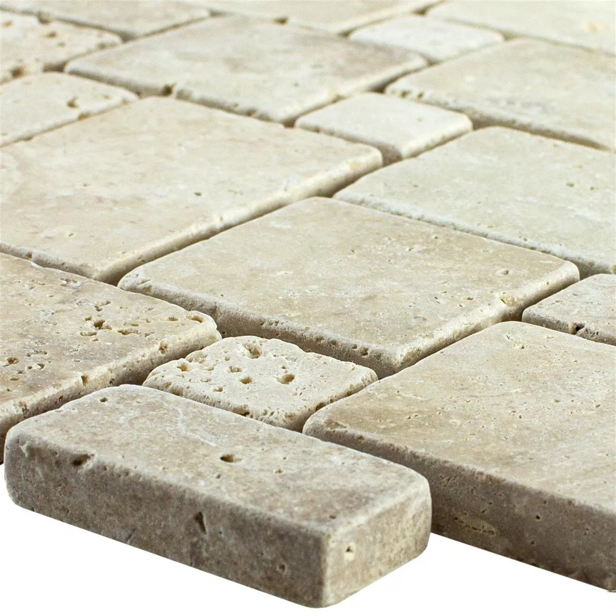 Natural Stone Travertine Mosaic Tiles LaGrange Beige Natural Stone Travertine Mosaic Tiles LaGrange Beige