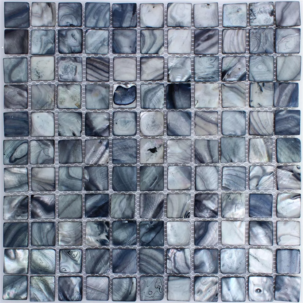 Sample Mosaic Tiles Glass Nacre Effect Shell