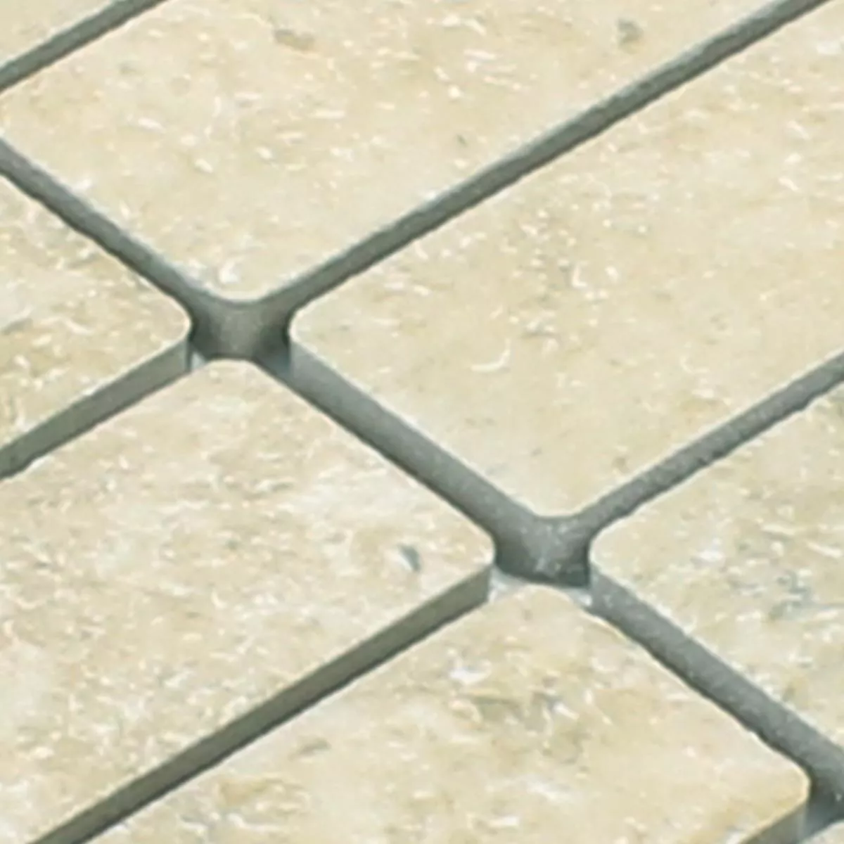 Sample Mosaic Tiles Ceramic Stone Optic Chorol Beige
