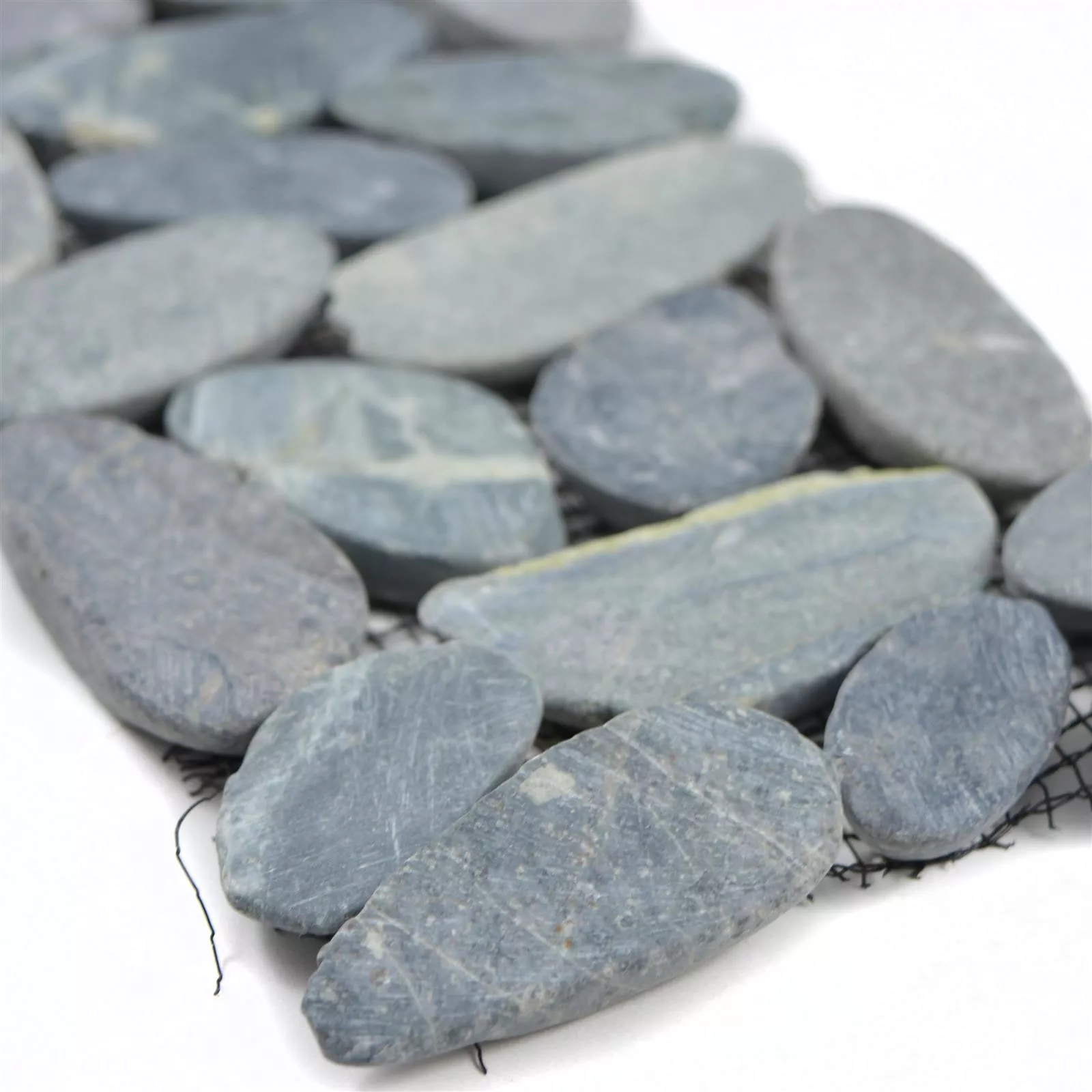 River Pebbles Border Chenoa Black 10x30cm River Pebbles Border Chenoa Black 10x30cm