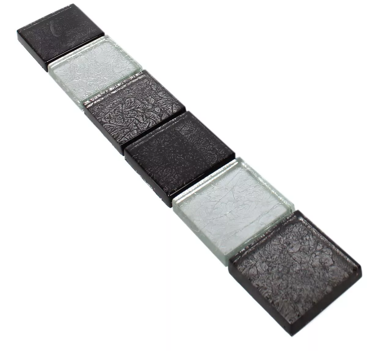 Glass Border Johnstown Black Silver Q48 Glass Border Johnstown Black Silver Q48