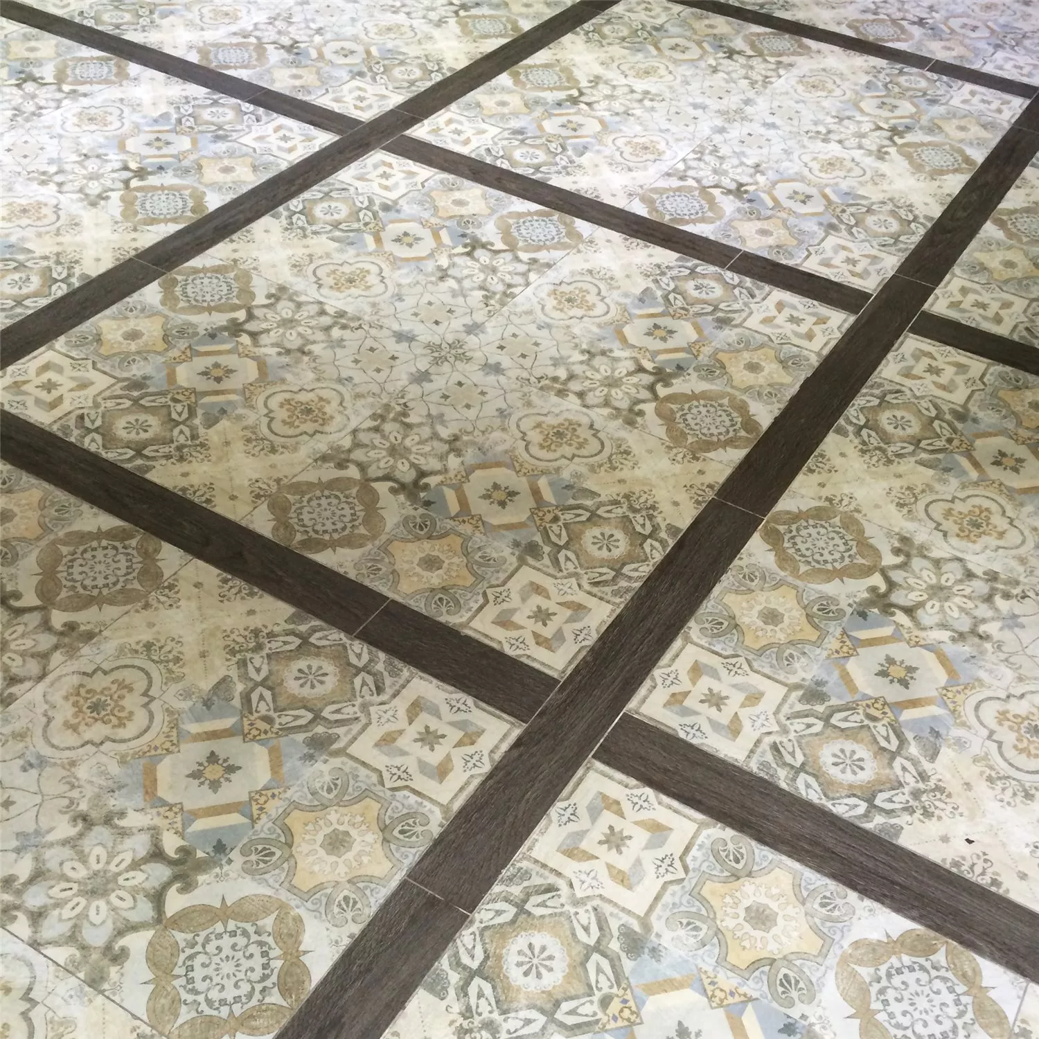 Sample Floor Tiles Oriental Colours