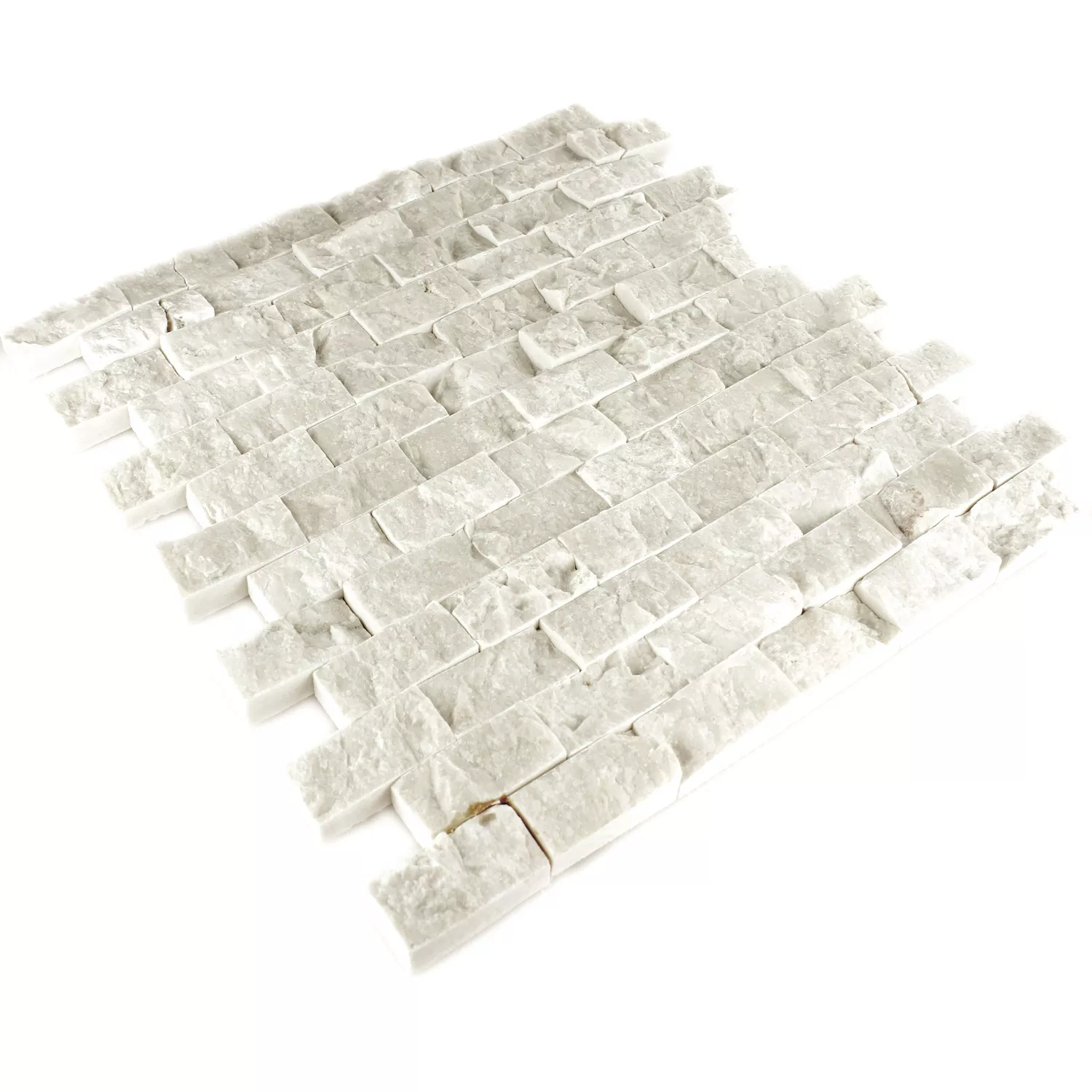 Sample Mosaic Tiles Natural Stone Marble Afyon Beige 3D