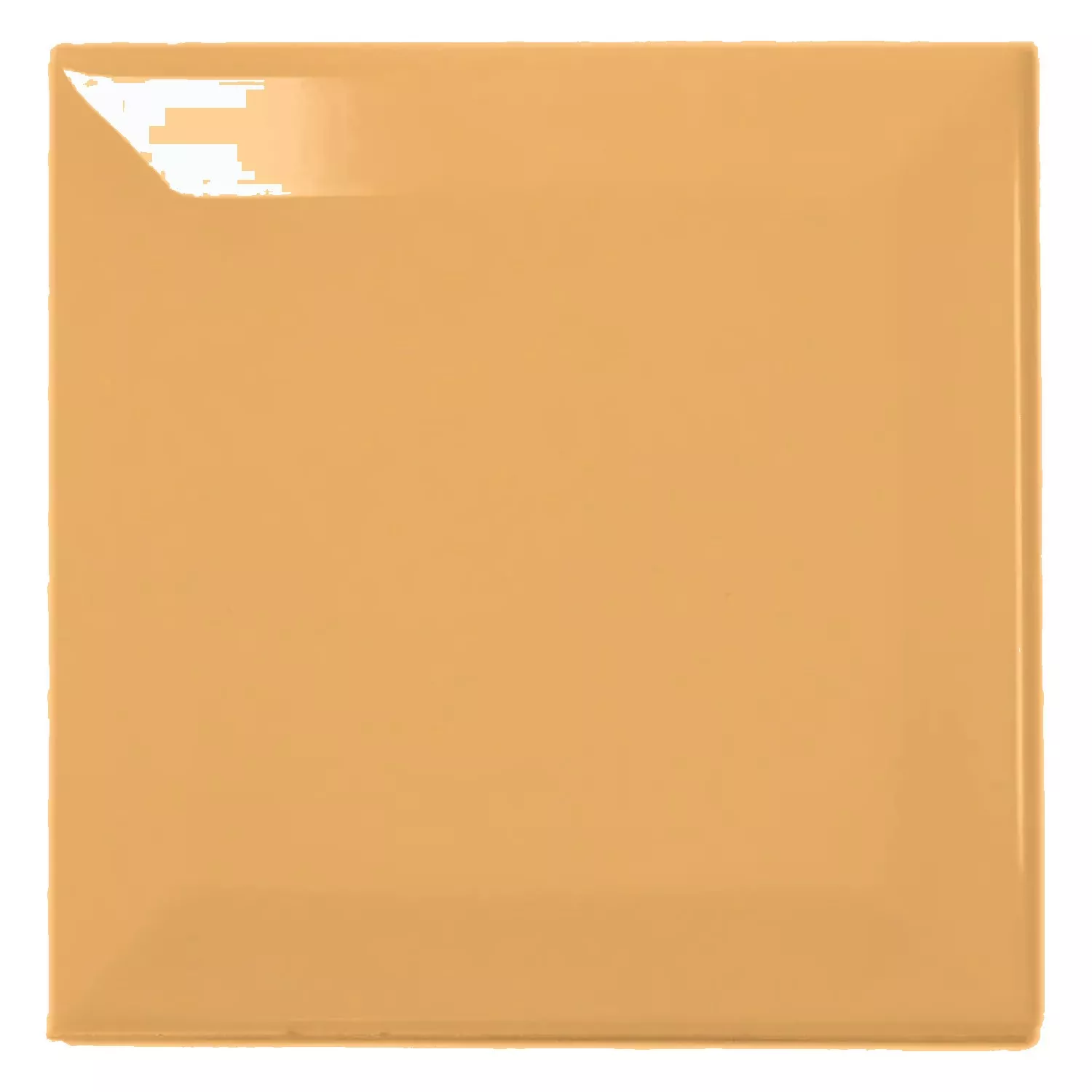 Metro tile Yellow Glossy 10x10 cm Facet Catarina Mostaza