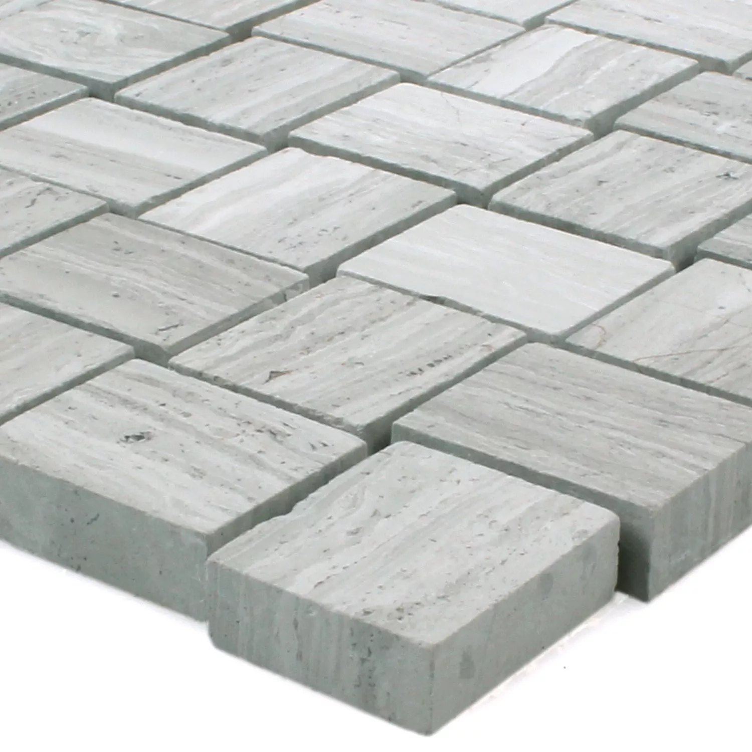 Sample Mosaic Tiles Natural Stone Everest Grey