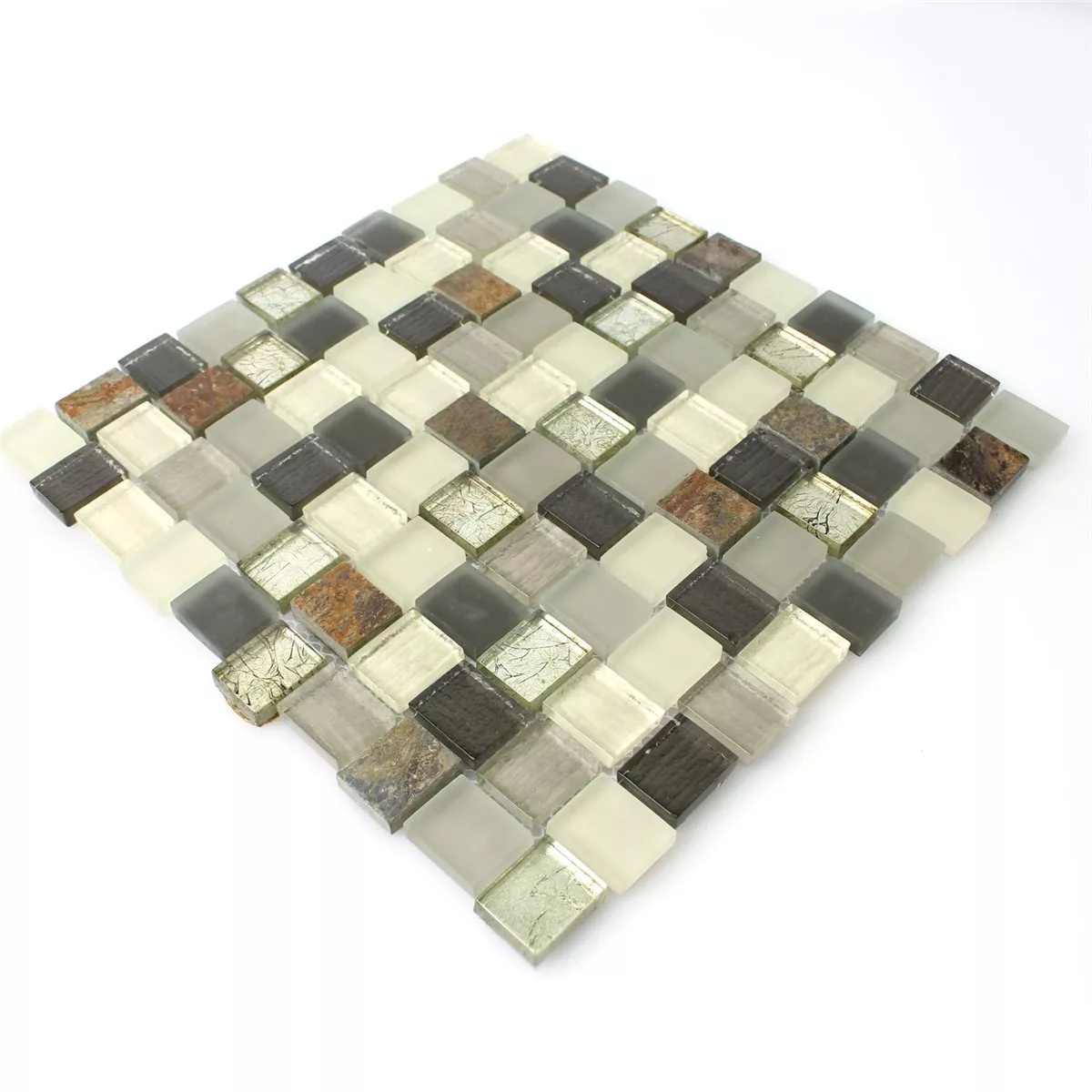 Sample Mosaic Tiles Glass Natural Stone Rustik