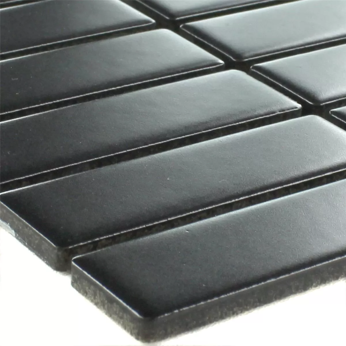 Mosaic Tiles Ceramic Black Sticks Mat Mosaic Tiles Ceramic Black Sticks Mat