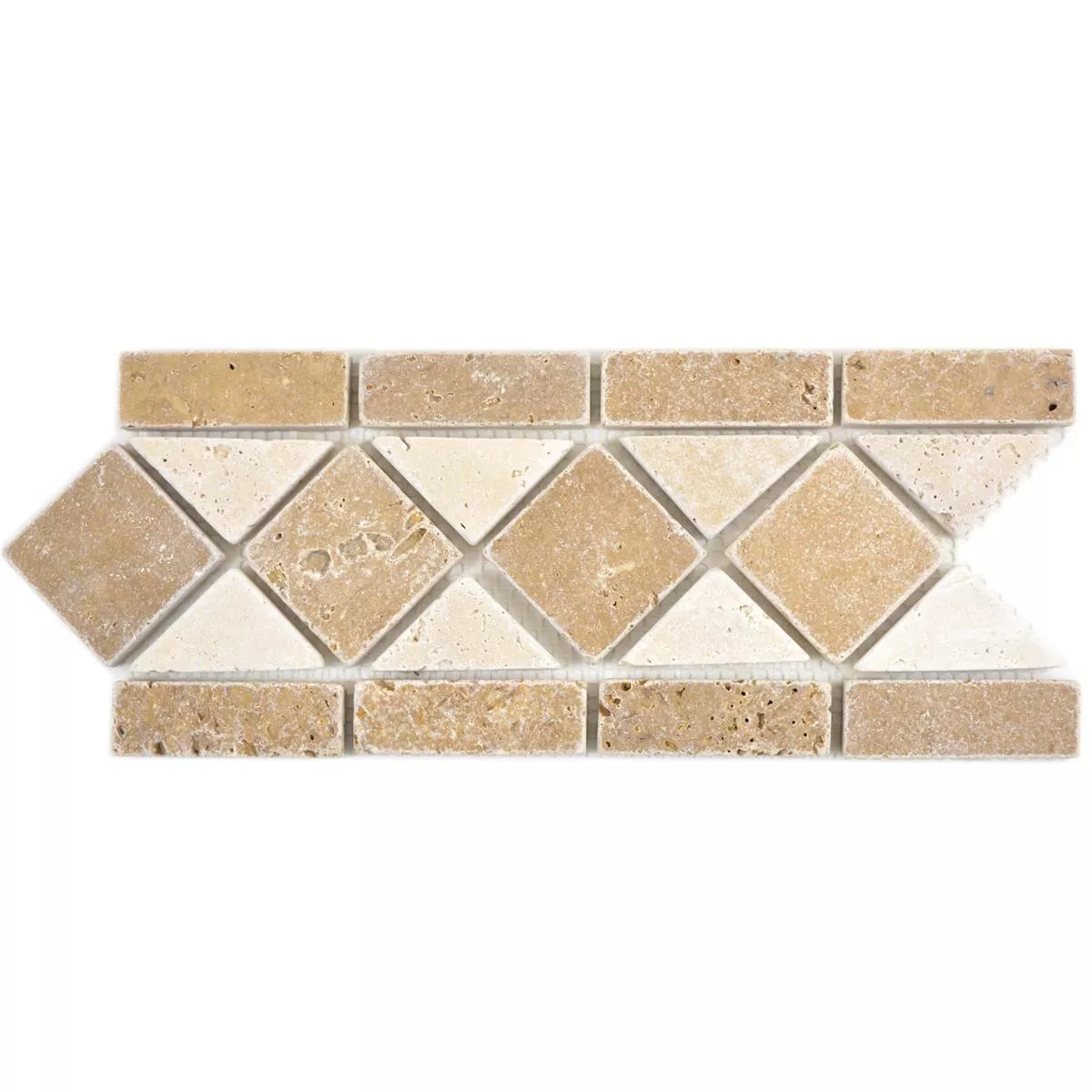 Natural Stone Border Cadoine Beige Brown Natural Stone Border Cadoine Beige Brown