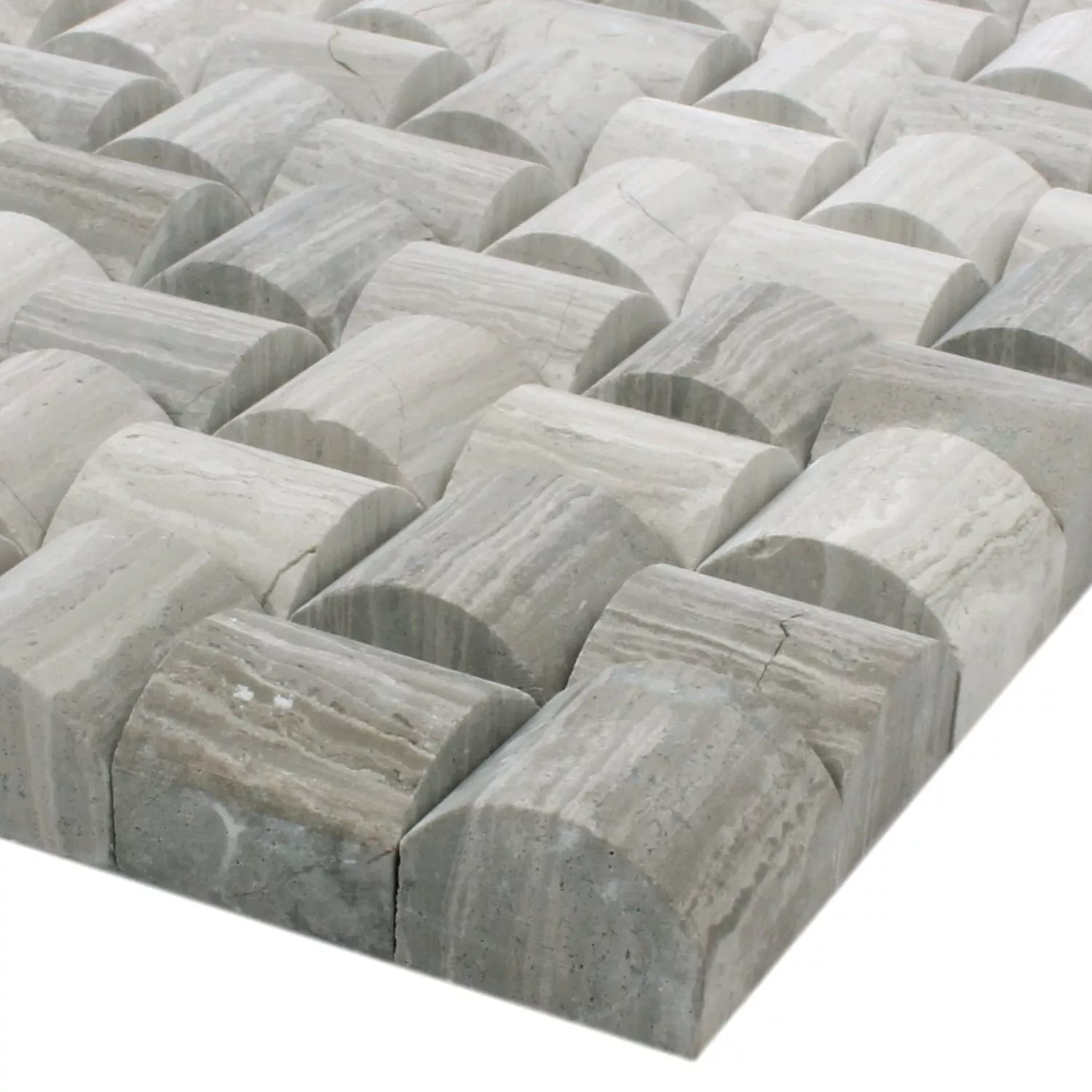 Sample Mosaic Tiles Natural Stone Everest D Grey