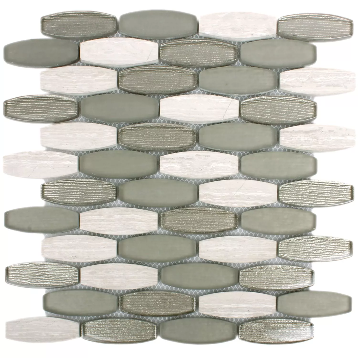 Mosaic Tiles Laytamak Bootsform Grey