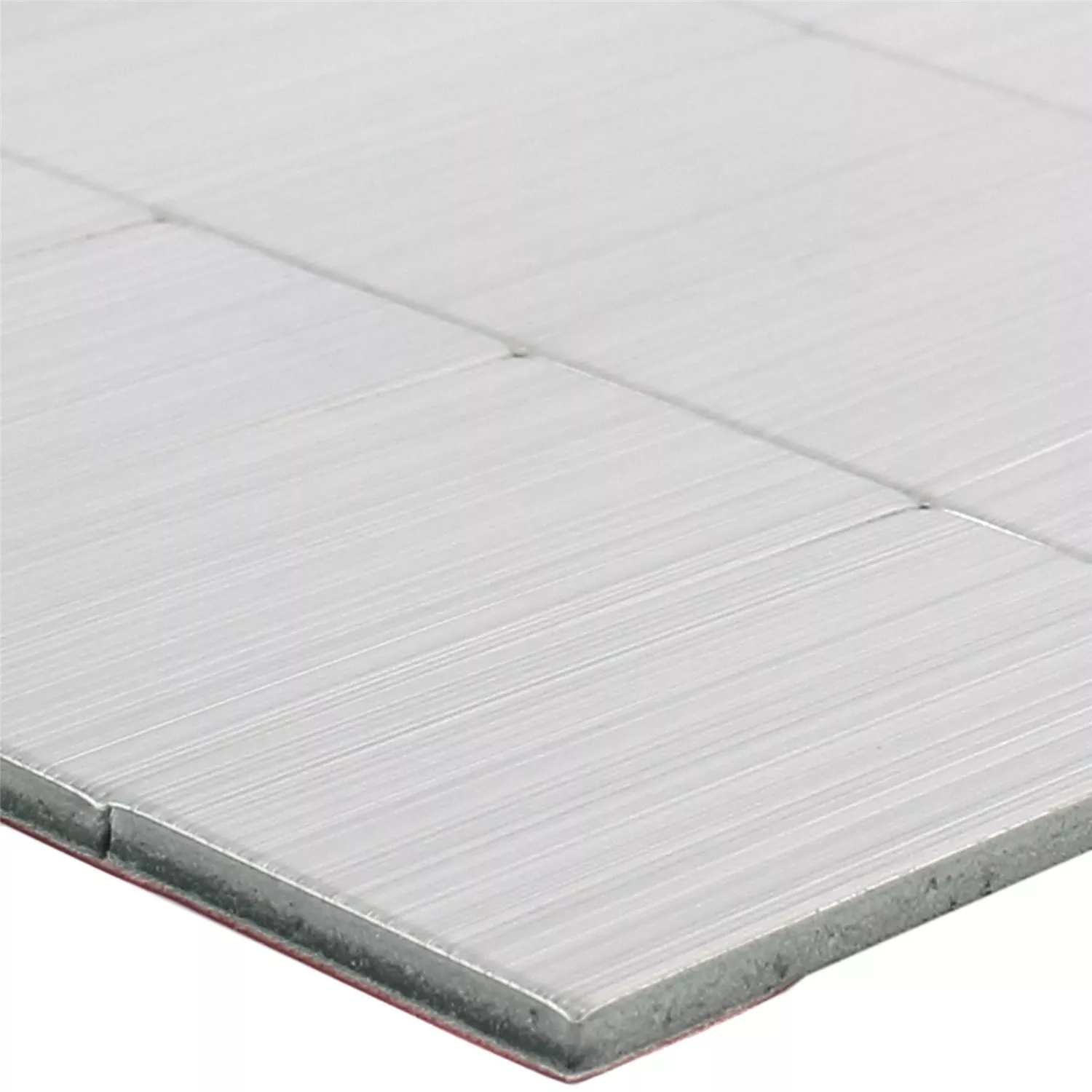 Mosaic Tiles Metal Self Adhesive Mikros Silver Rectangle Mosaic Tiles Metal Self Adhesive Mikros Silver Rectangle