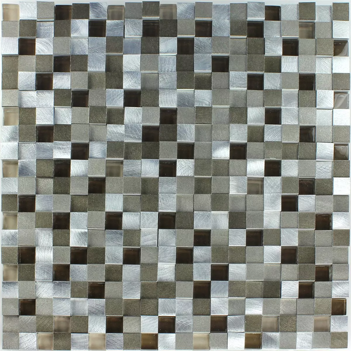 Design Tiles Aluminium Alu Glass 3D Mosaic