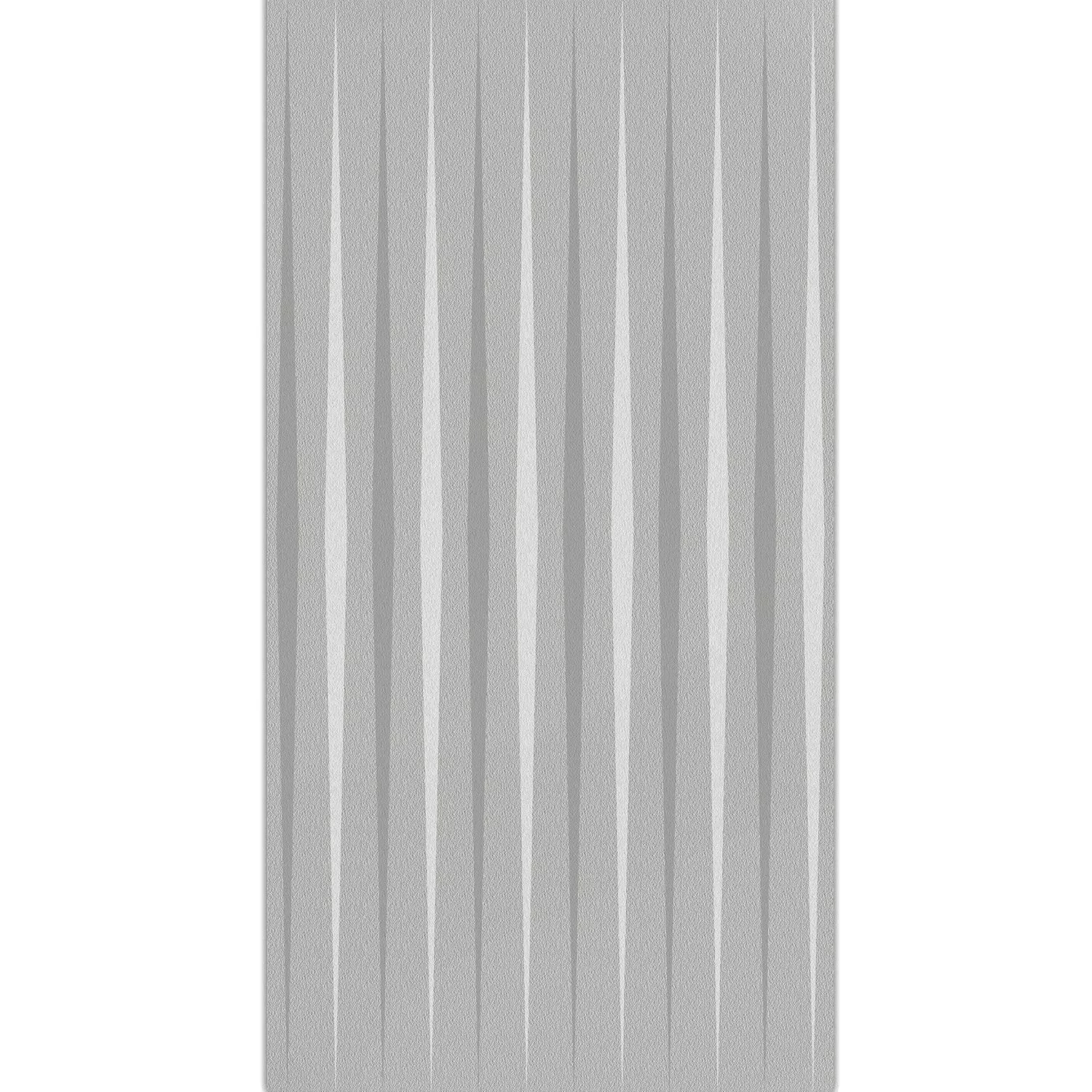 Wall Tiles Vulcano Stripes Decor Rectified Grey 60x120cm