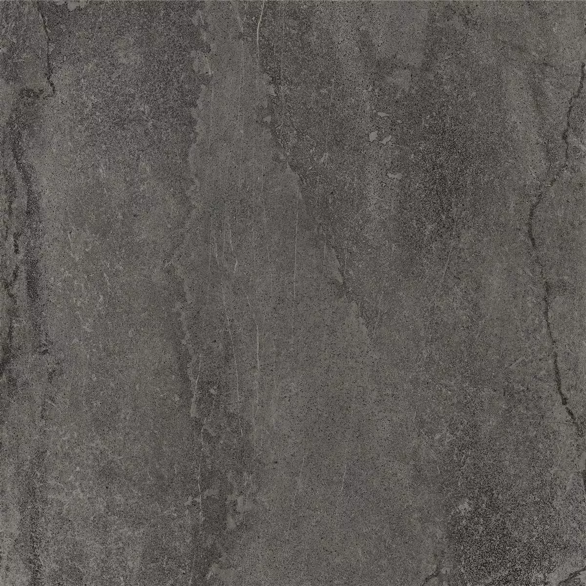 Sample Floor Tiles Detmold Natural Stone Optic 60x60cm Anthracite