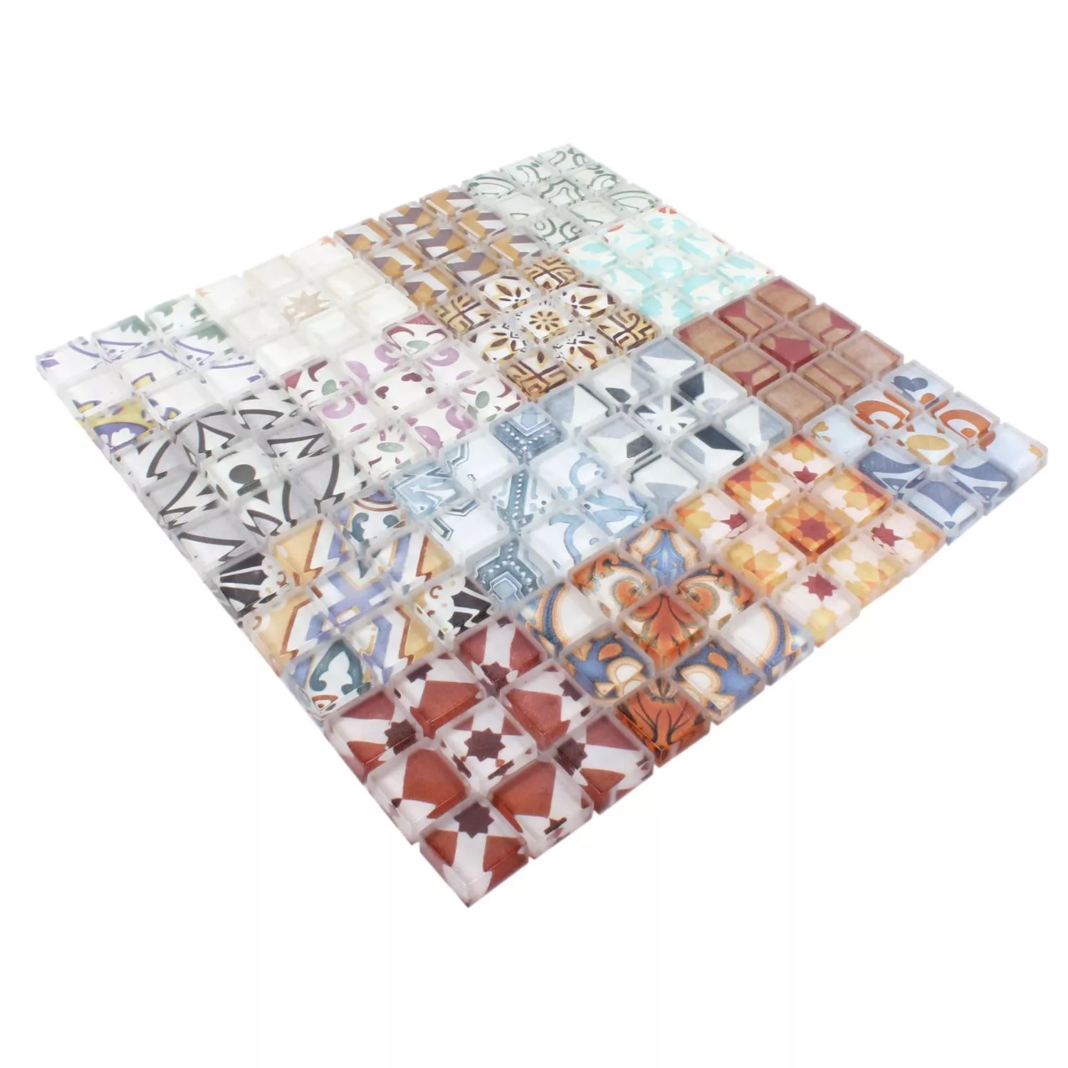 Sample Mosaic Tiles Glass Inspiration Colored