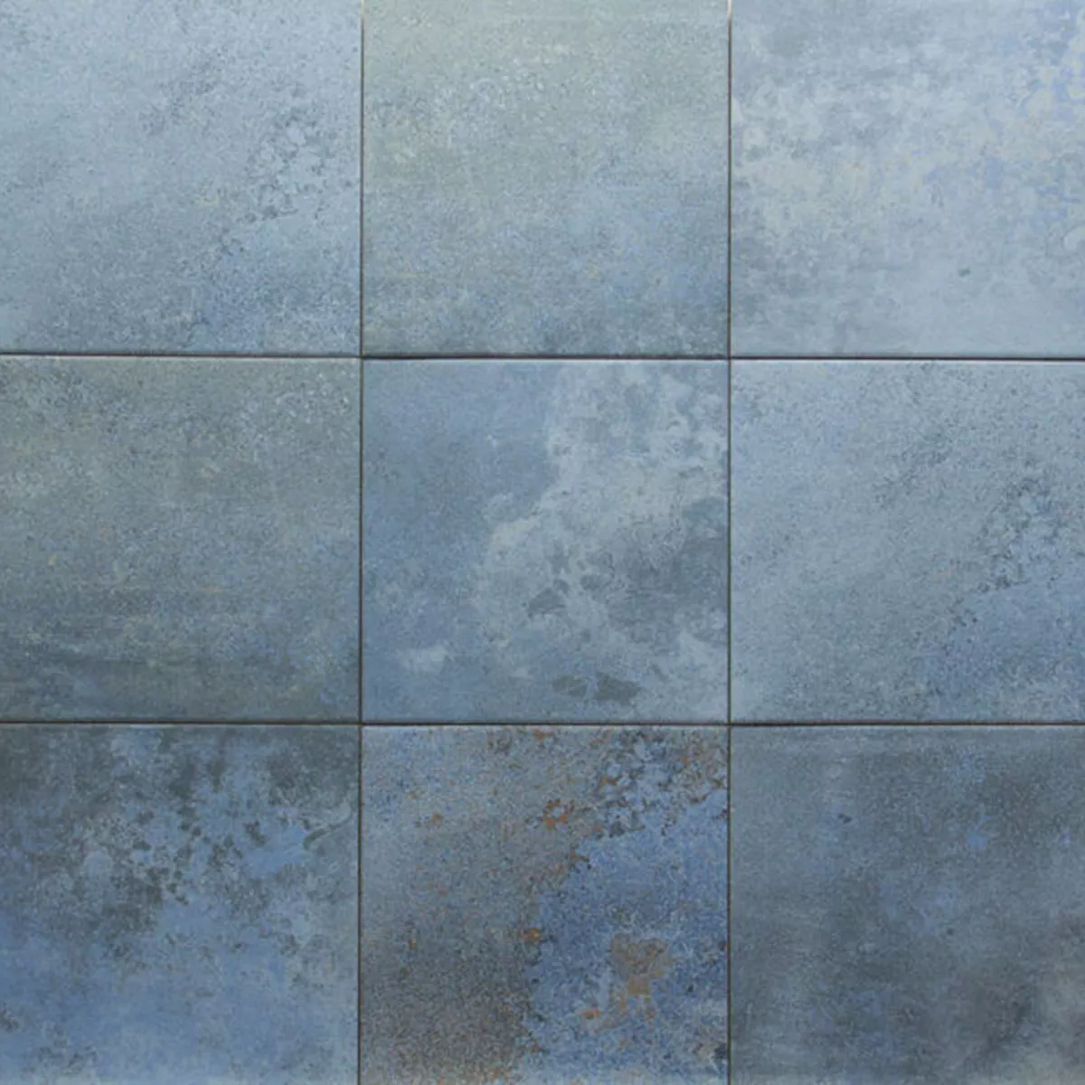 Porcelain Stoneware Swimming Pool Tiles Palencia Blue Square 15