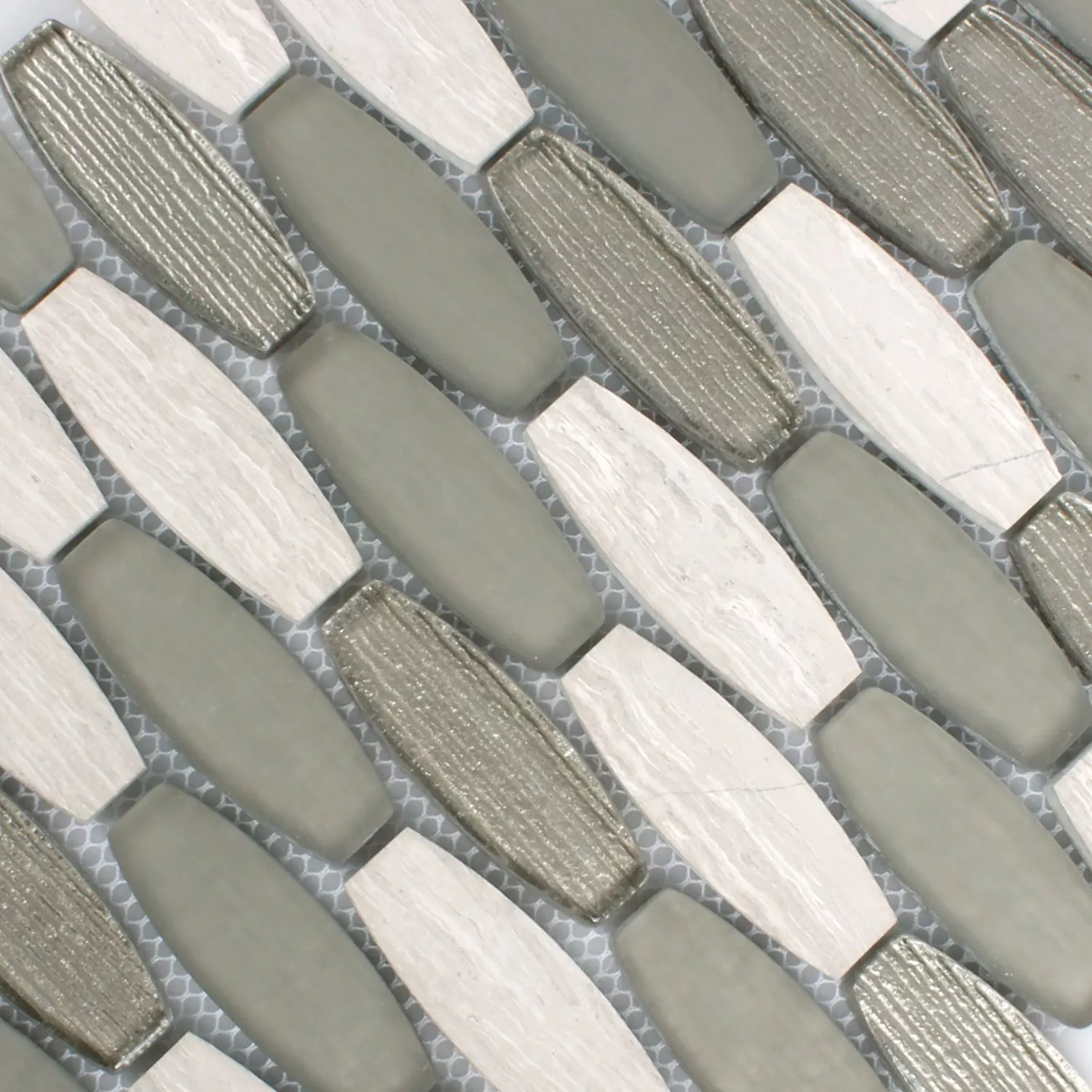 Mosaic Tiles Laytamak Bootsform Grey