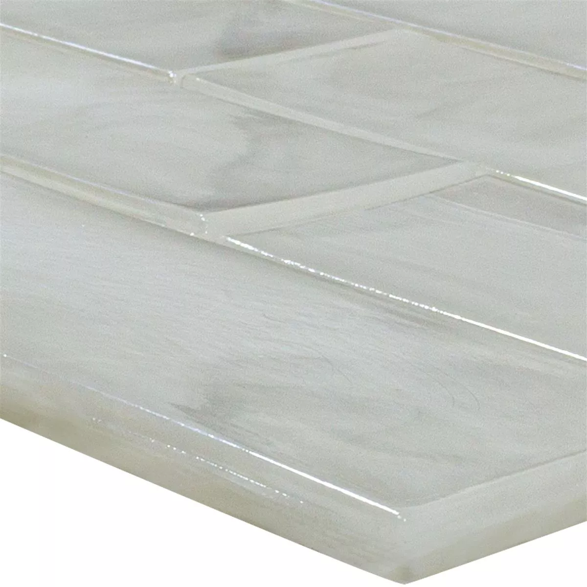 Glass Mosaic Tiles Andalucia Brick Blanc Glass Mosaic Tiles Andalucia Brick Blanc