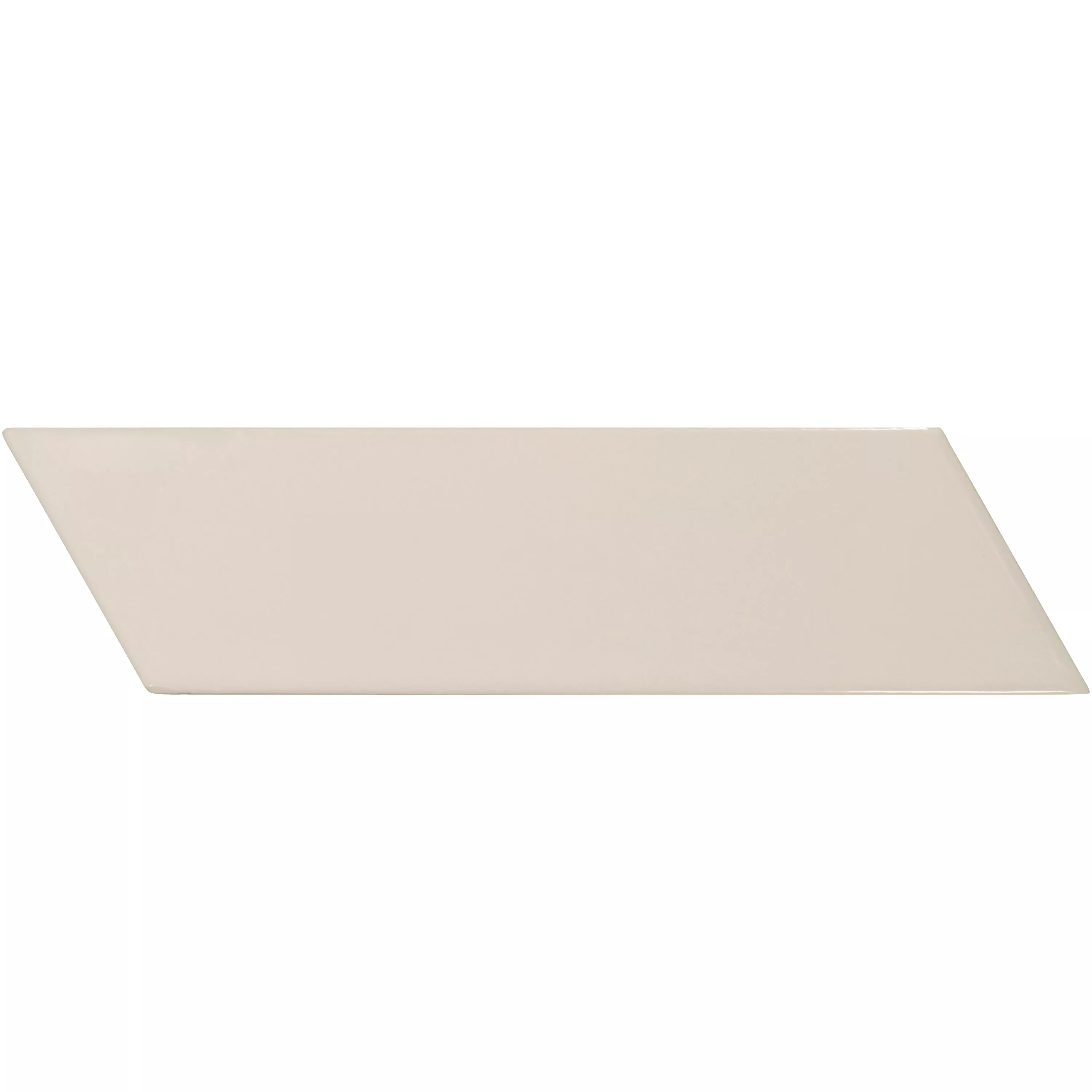 Wall Tiles Silex 18,6x5,2cm Creme Obliquely Right