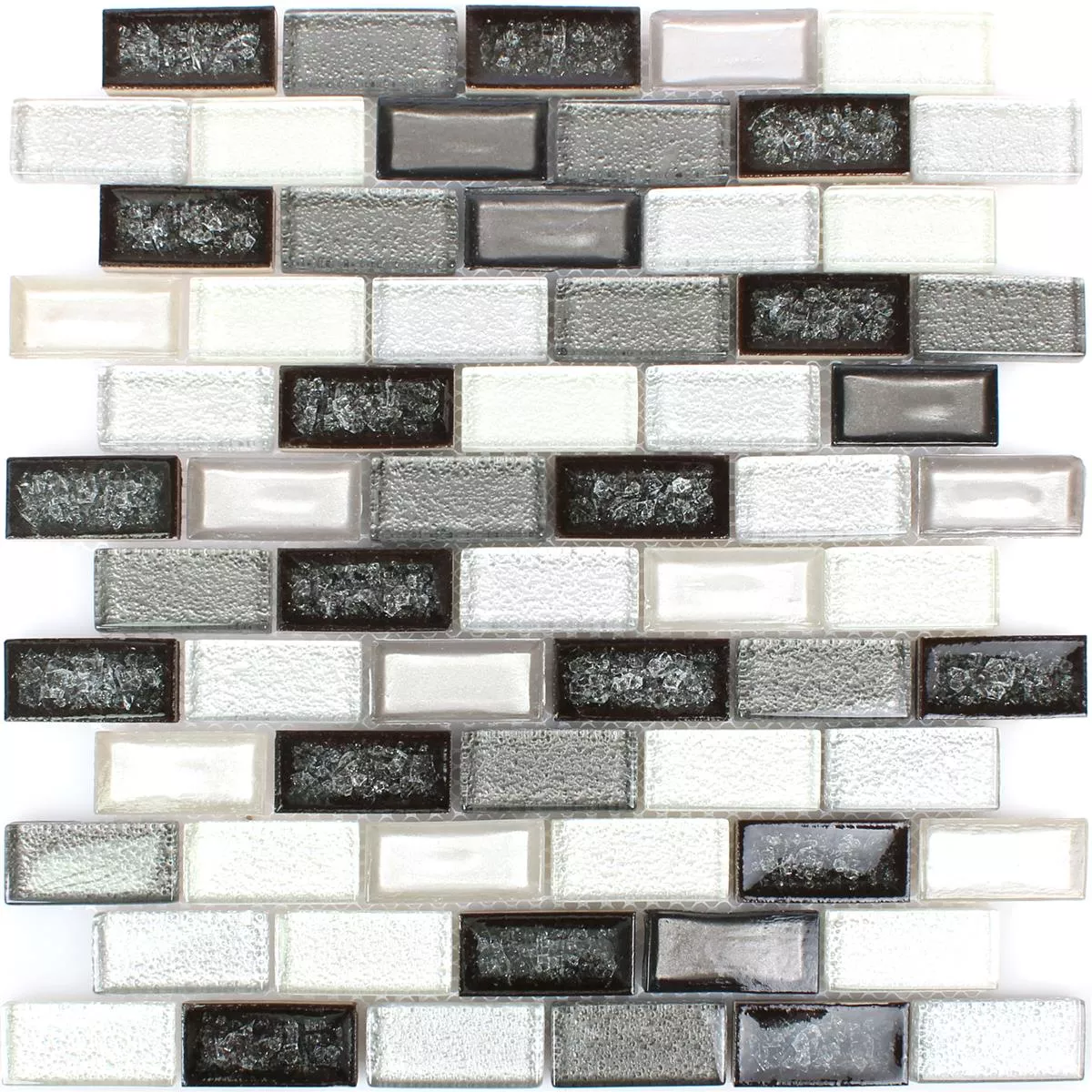 Sample Mosaic Tiles Glass Ceramic Mirasol Grey
