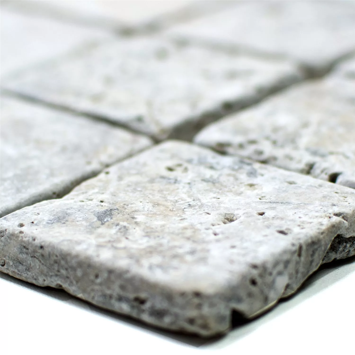 Mosaic Tiles Travertine Nestor Silver 48 Mosaic Tiles Travertine Nestor Silver 48