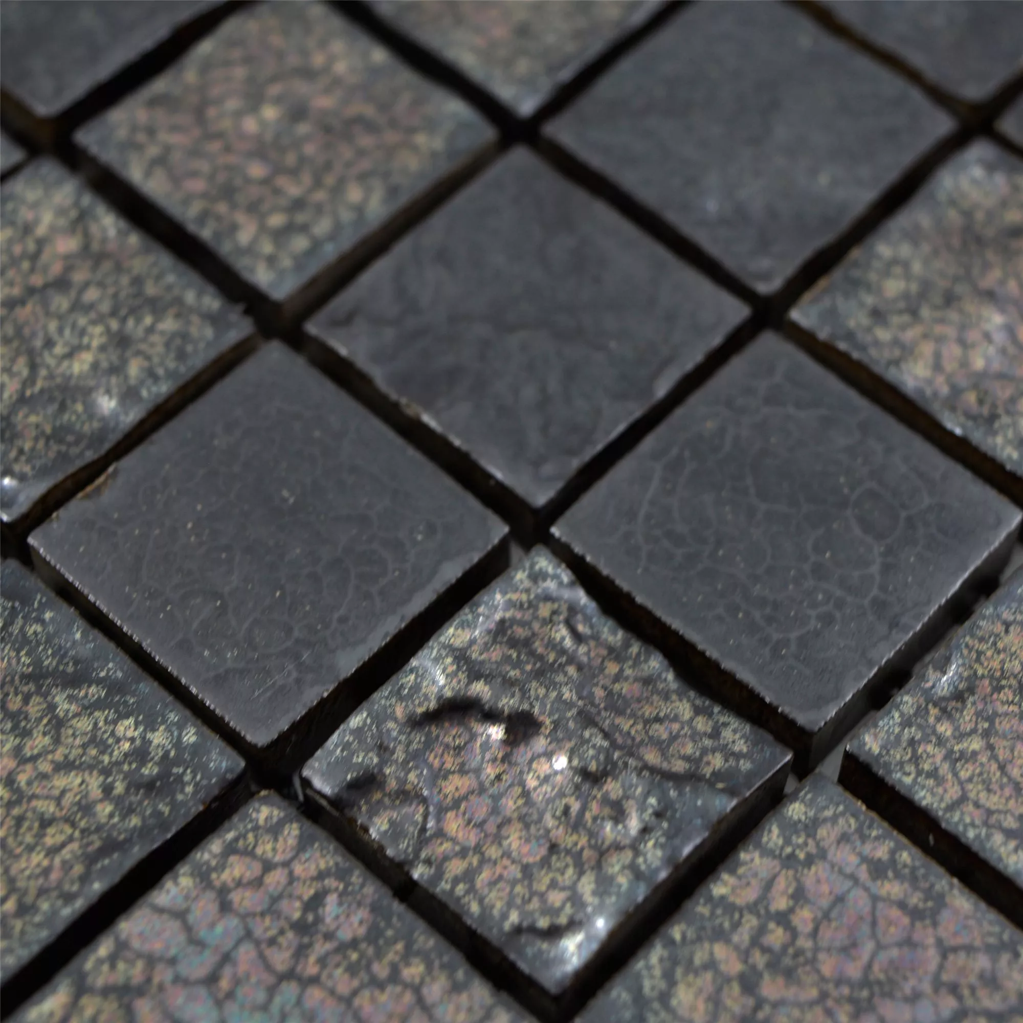 Ceramic Mosaic Tiles Veronica 3D Black Mat