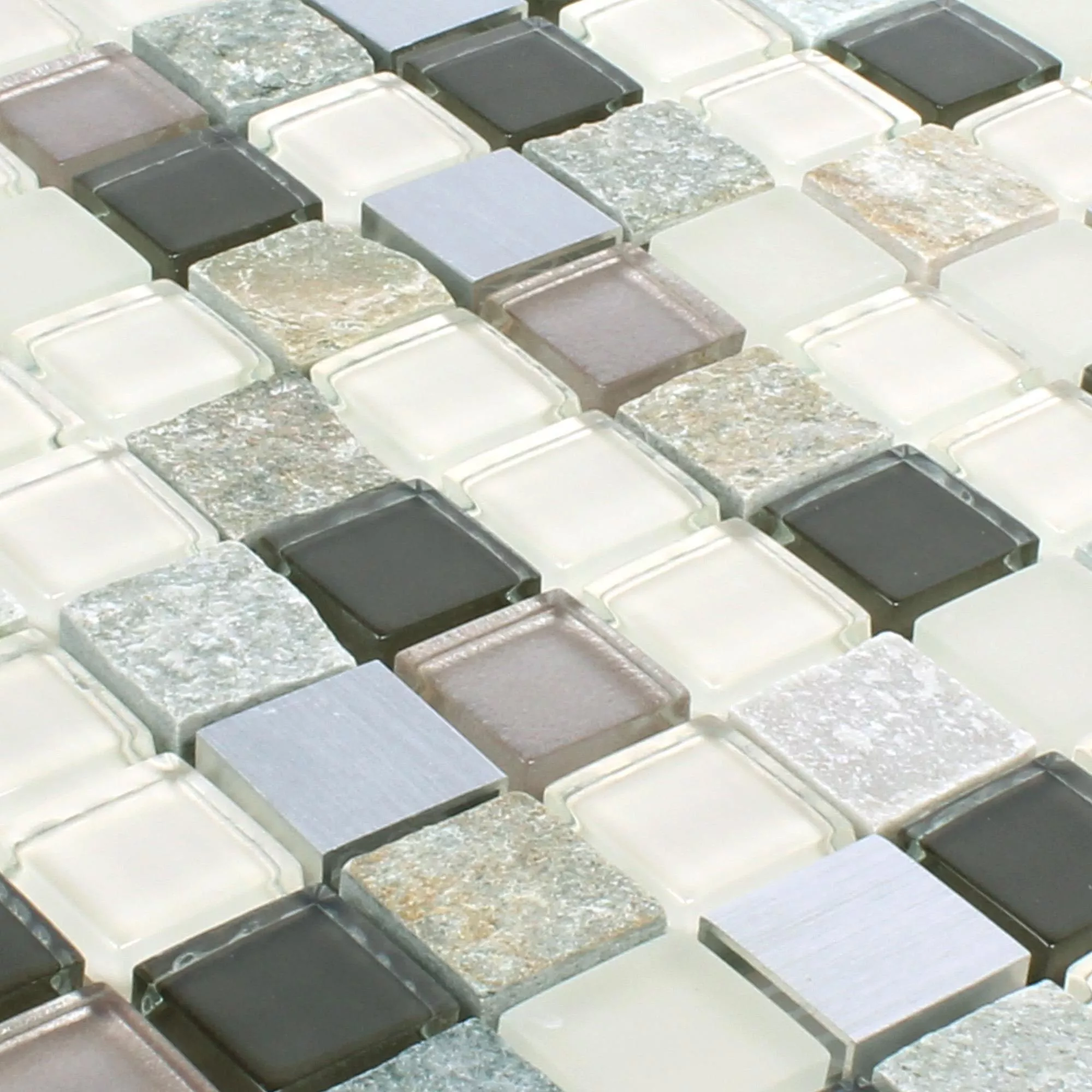 Sample Mosaic Tiles Natural Stone Glass Metal Mix Altona