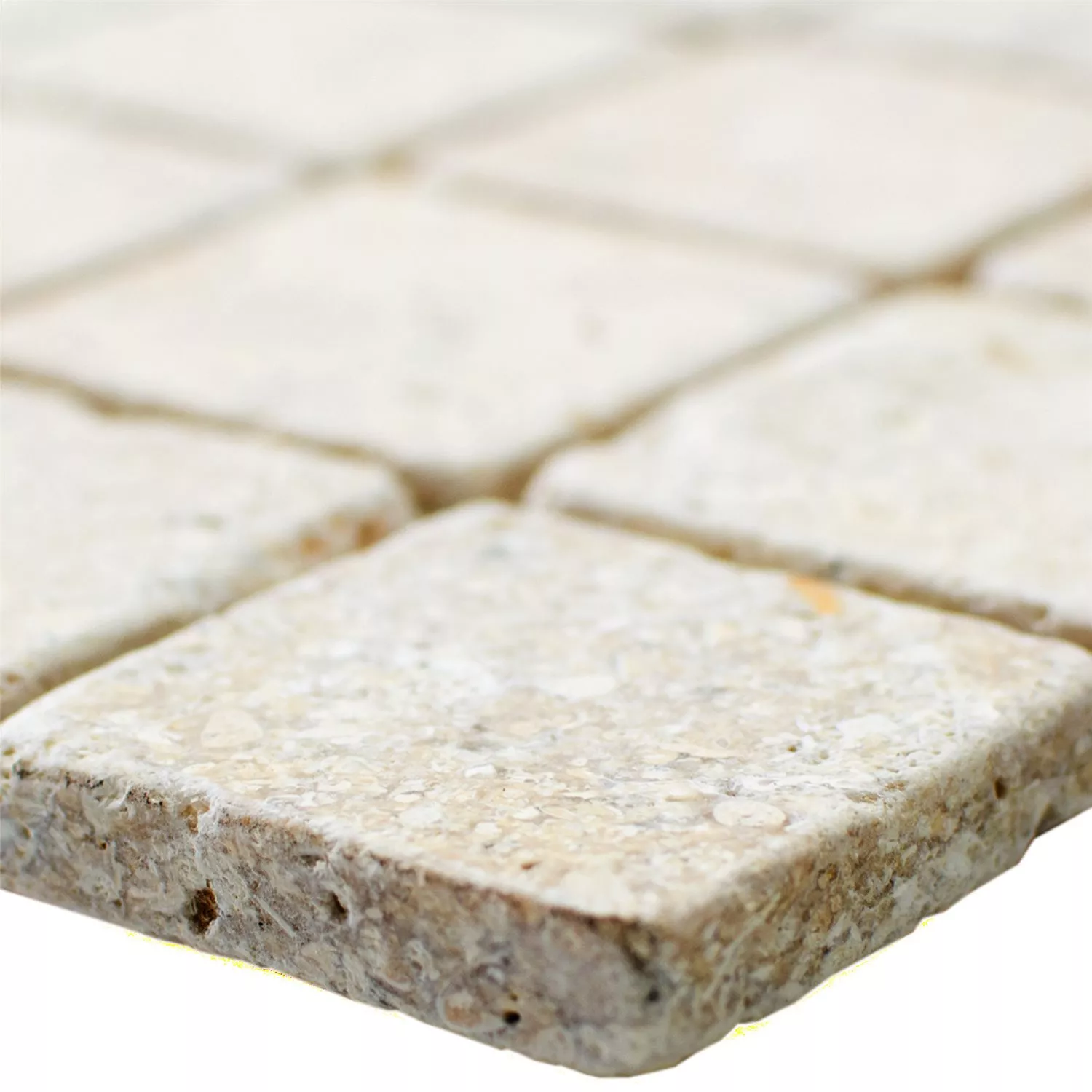 Mosaic Tiles Limestone Garbagna Beige 48