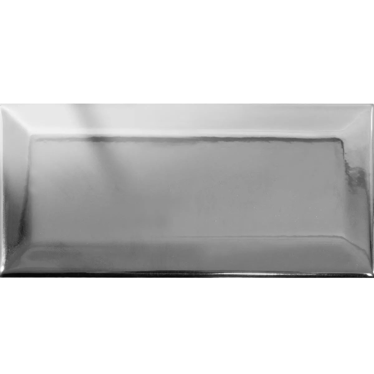 Metro Wall Tiles Heliopolis Facet Exclusive Silver 7,5x15cm  Metro Wall Tiles Heliopolis Facet Exclusive Silver 7,5x15cm