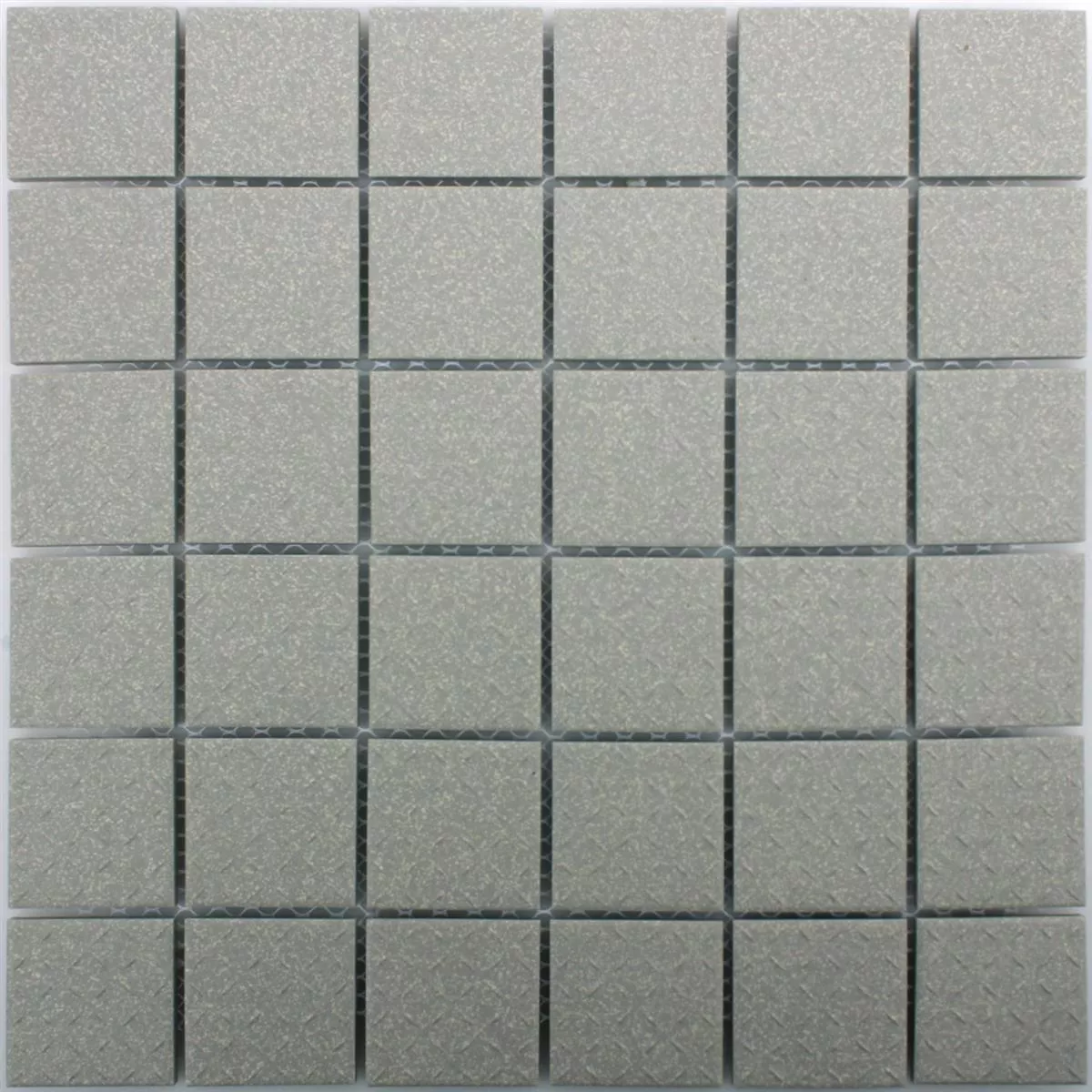Mosaic Tiles Ceramic Grey Mat R11