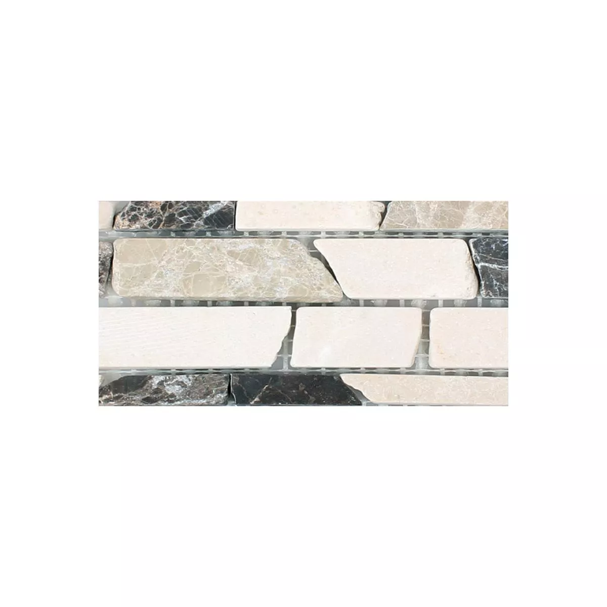 Sample Mosaic Tiles Marble Havel Brick Castanao Biancone