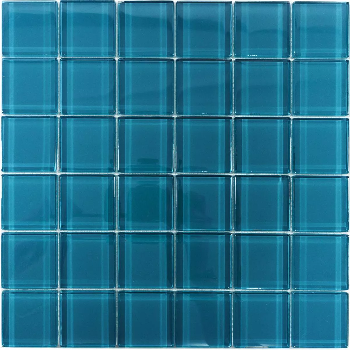 Sample Glass Mosaic Tiles Melmore Blue