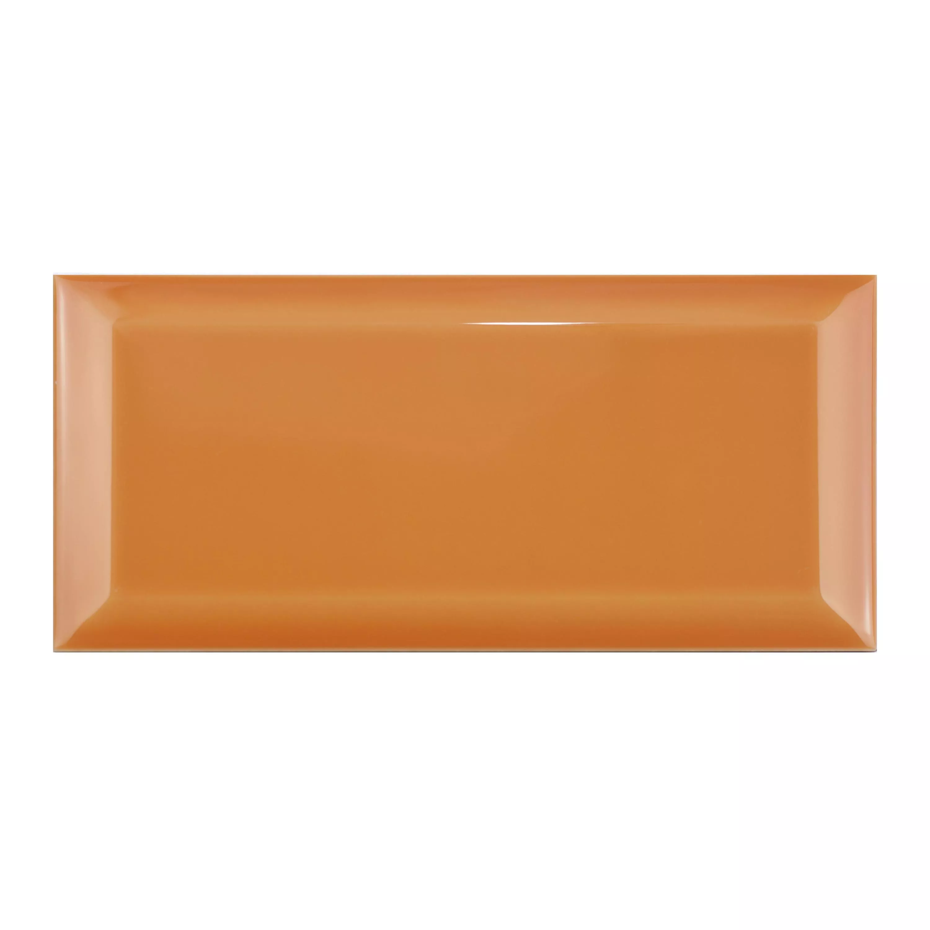 Metro Wall Tiles Brasilia Facet 7,5x15x0,7cm Naranja Metro Wall Tiles Brasilia Facet 7,5x15x0,7cm Naranja