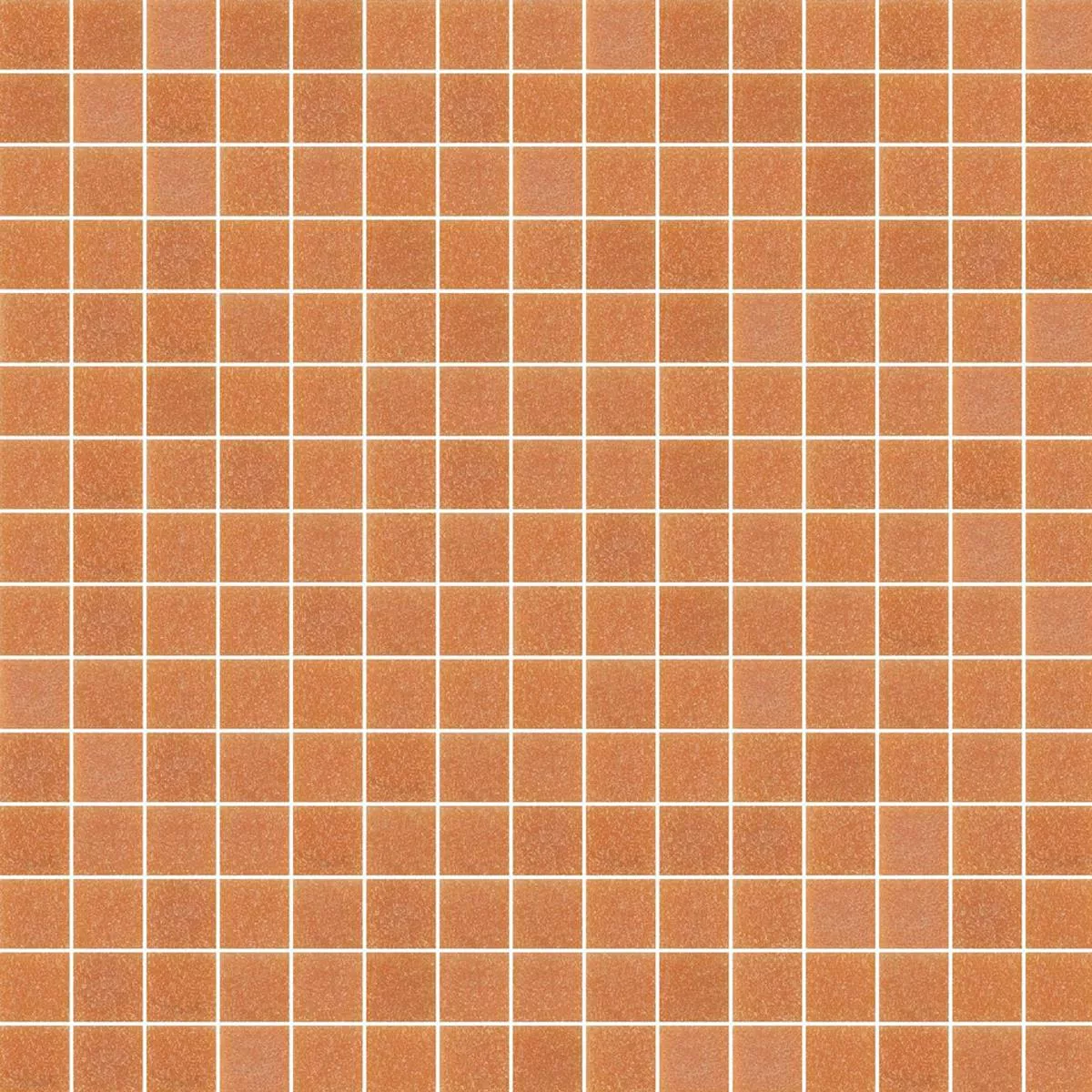 Glass Mosaic Tile Trend-Vi Vitreo 163 Orange 20x20mm