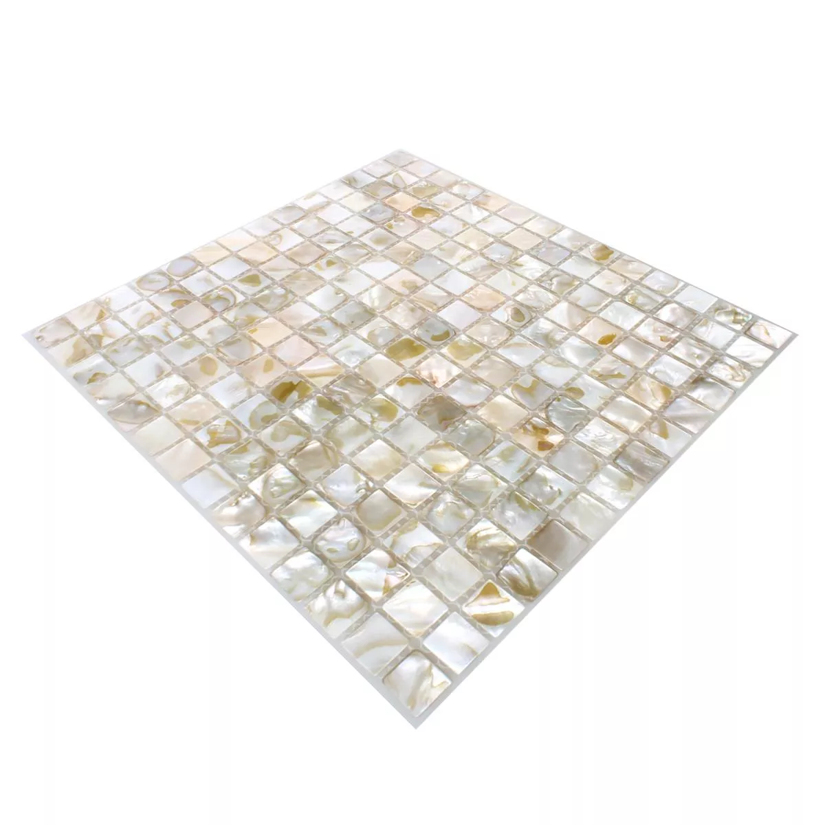 Mosaic Tiles Shell Kordon Light Beige