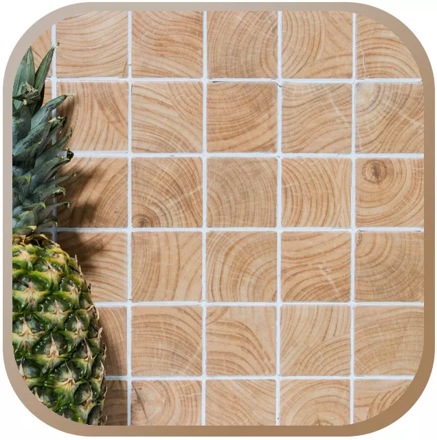 Mosaic wood look