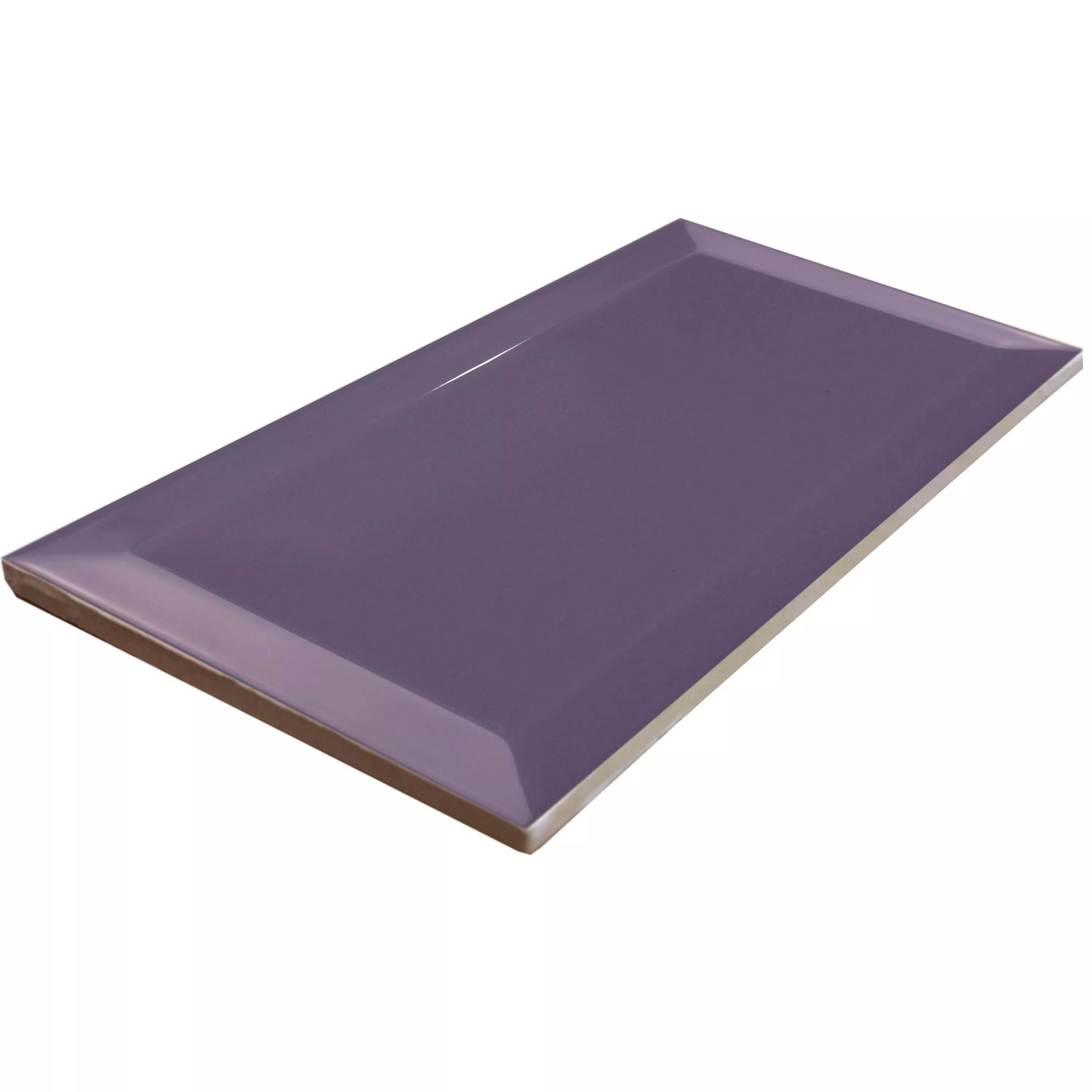 Sample Metro Wall Tiles Brussel Facet 10x20x0,7cm Morado