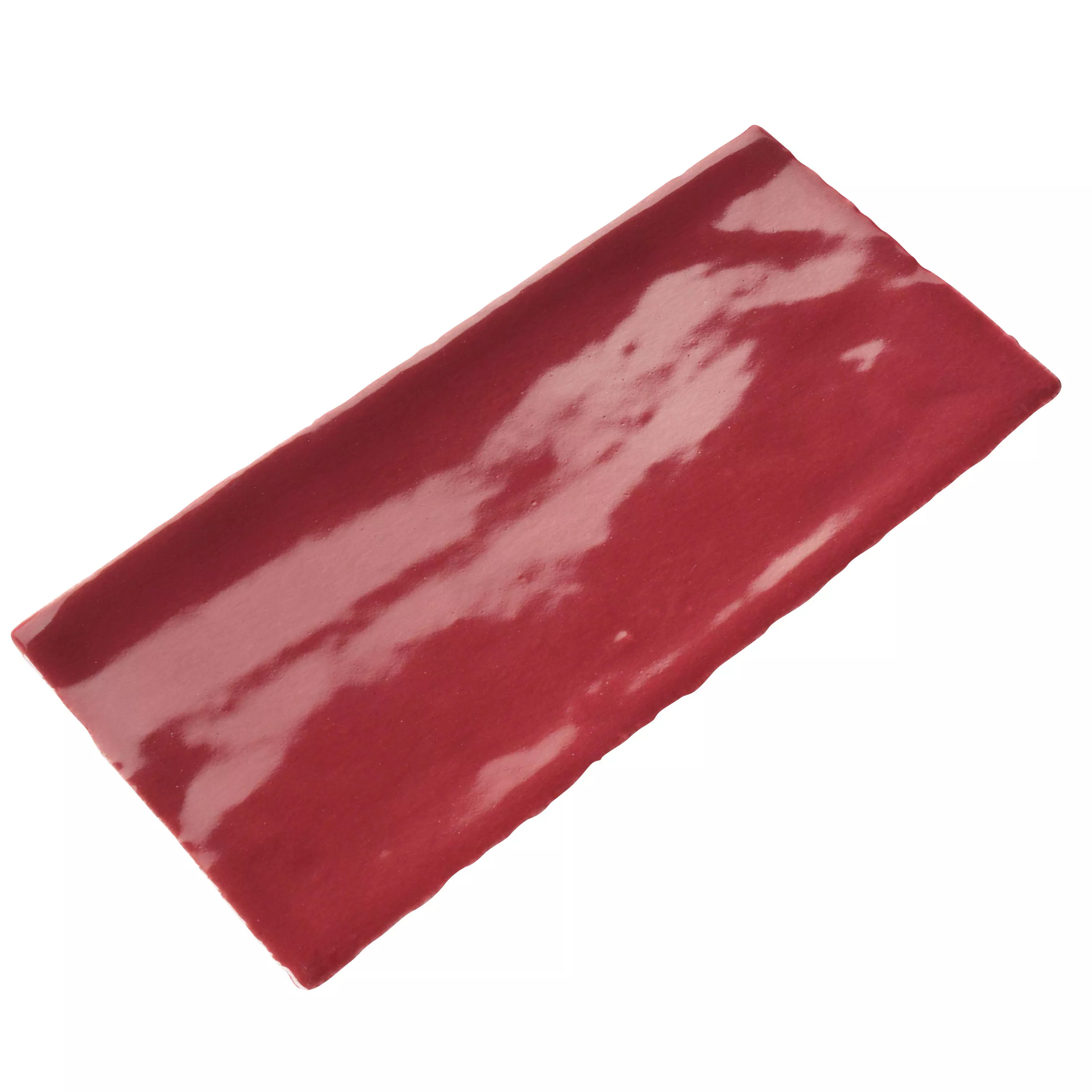 Sample Wall Tile Algier Hand Made 7,5x15cm Wine red