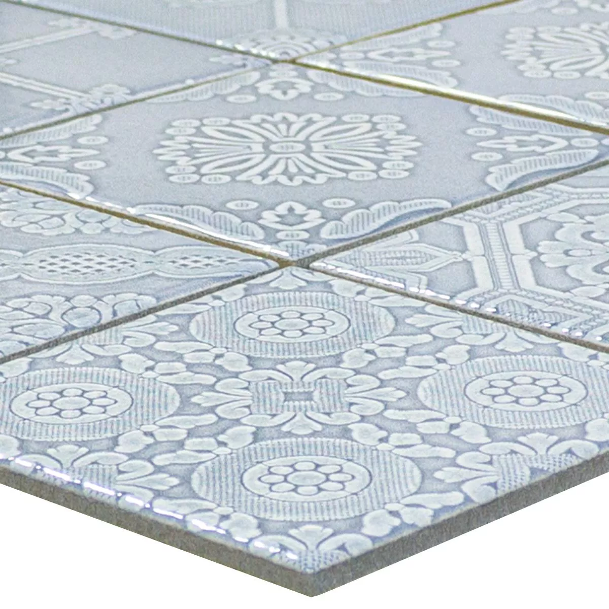 Ceramic Mosaic Tiles Rivabella Relief Blue Ceramic Mosaic Tiles Rivabella Relief Blue