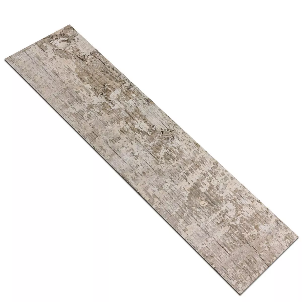 Wood Optic Floor Tiles Mountain White 15x90cm